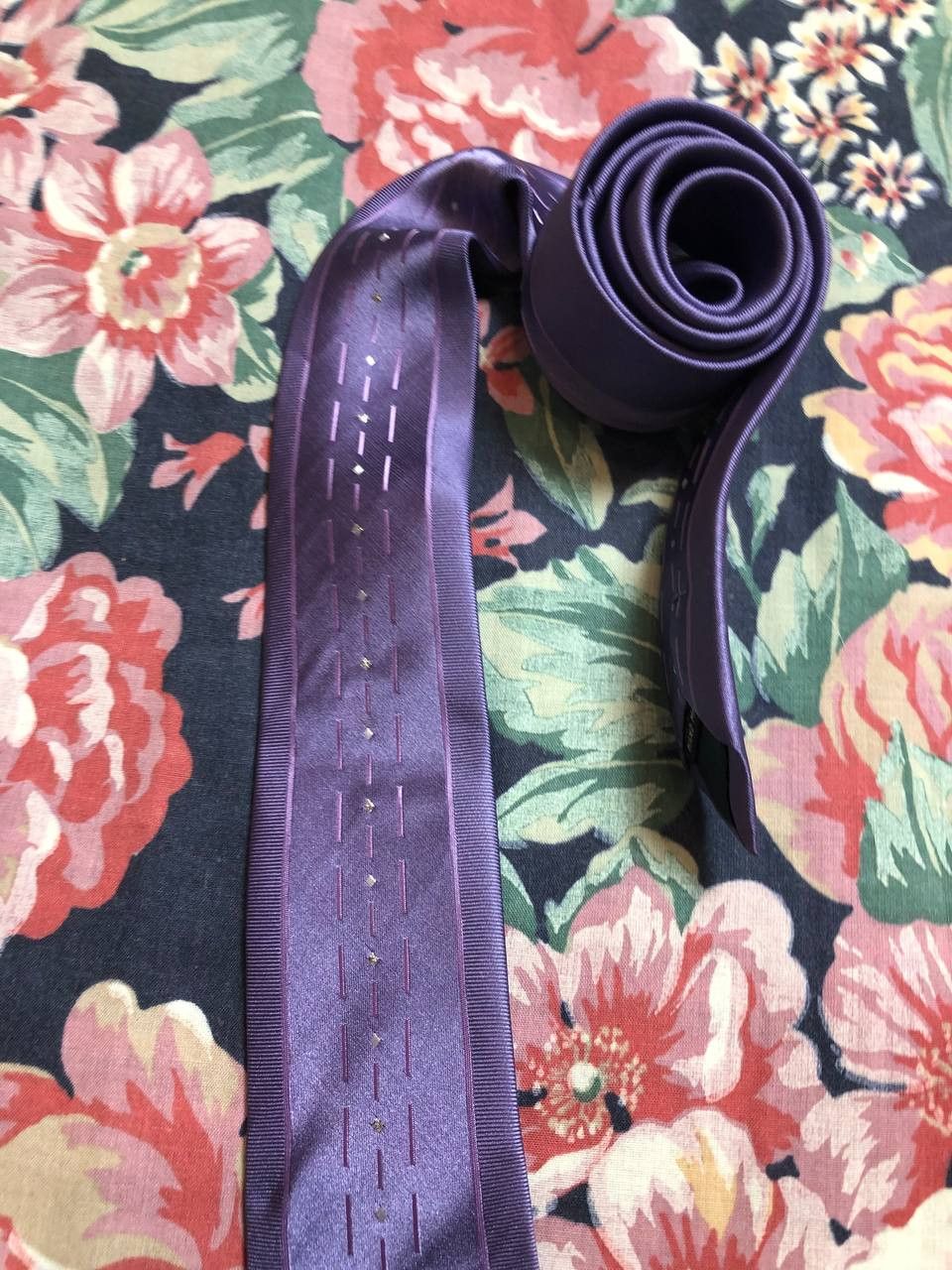 Giorgio Armani Giorgio Armani Designer Italy Pattern Tie Size 26 - 5 Thumbnail