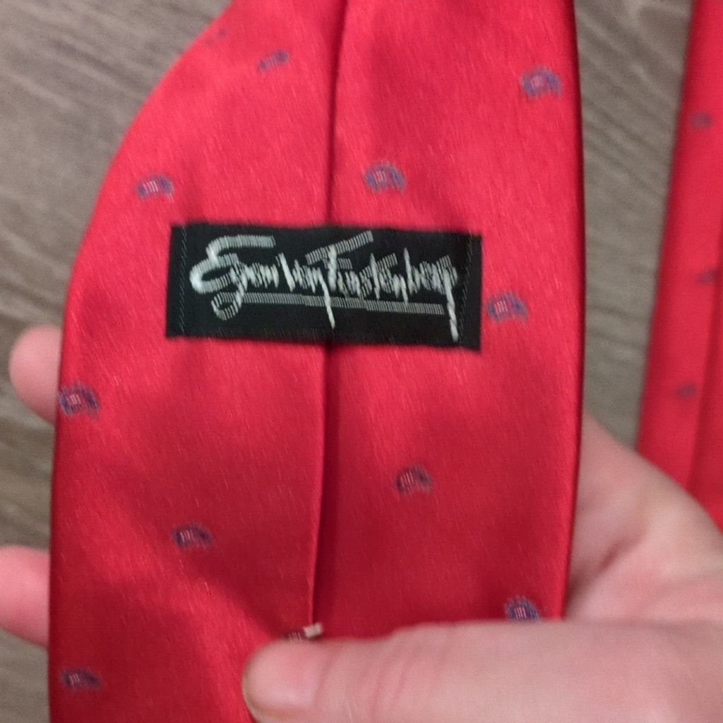 Other Ergon Von Furstenburg Red Tie Size ONE SIZE - 4 Thumbnail