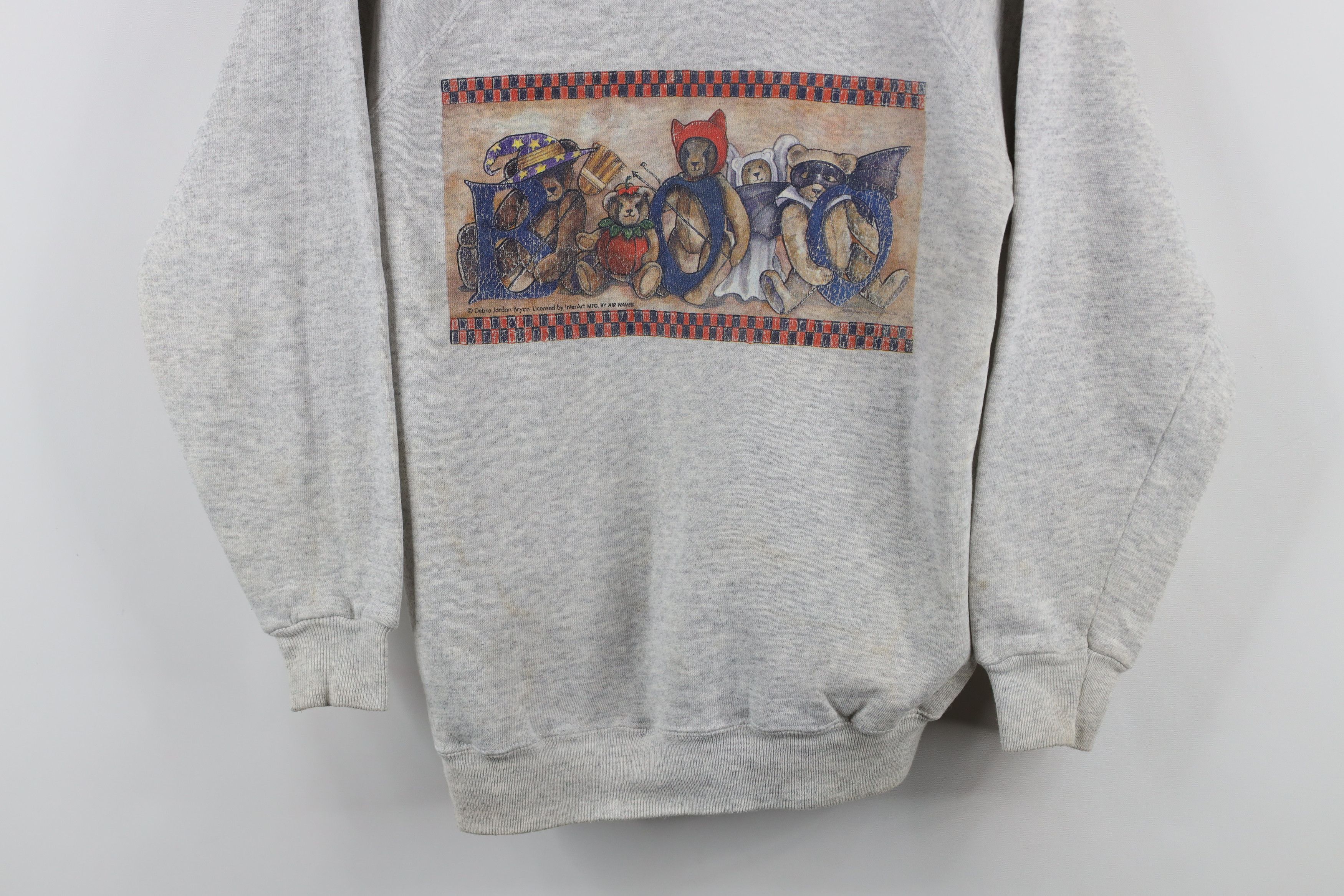Vintage Vintage 90s Streetwear Halloween Teddy Bear Sweatshirt Size S / US 4 / IT 40 - 3 Thumbnail