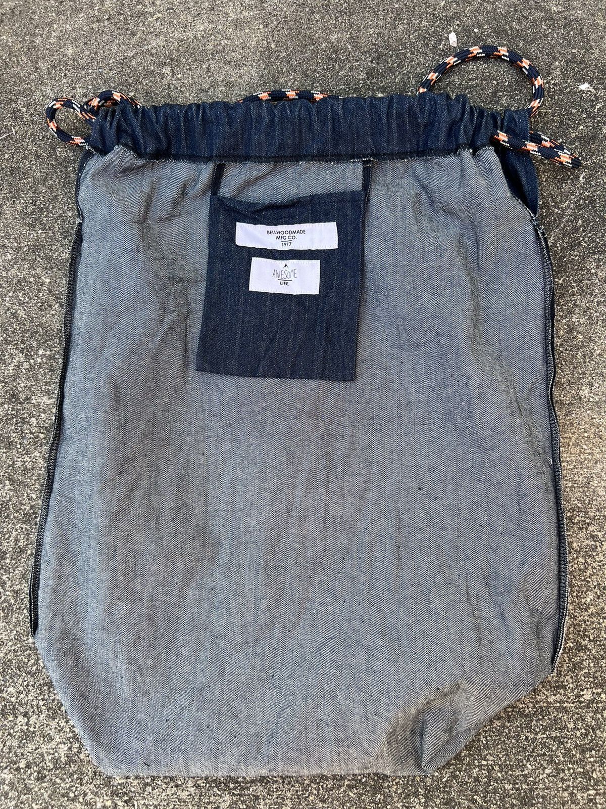 Designer Bellwoodmade Japan HBT Denim Rucksack Bag Size ONE SIZE - 21 Thumbnail