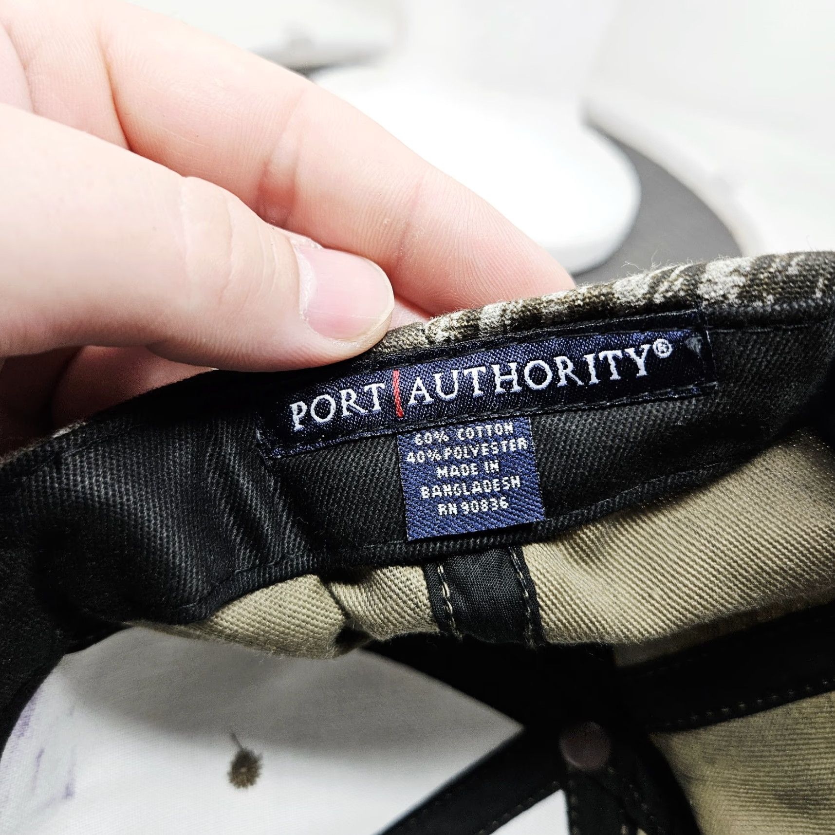Port Authority VINTAGE Camo Strapback Hat Hunting Outdoors Y2K FAST SHIPPING Size ONE SIZE - 7 Thumbnail