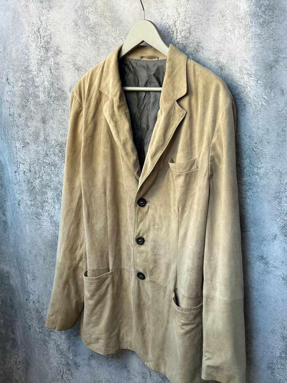 Armani Collezioni Armani Collezioni Velour Coat Vintage Single-Breasted Size XL / US 12-14 / IT 48-50 - 1 Thumbnail