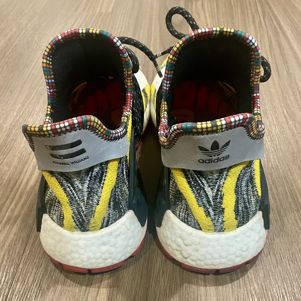 Adidas × Pharrell adidas NMD Hu Pharrell Solar Pack Red Size US 10 / EU 43 - 5 Thumbnail