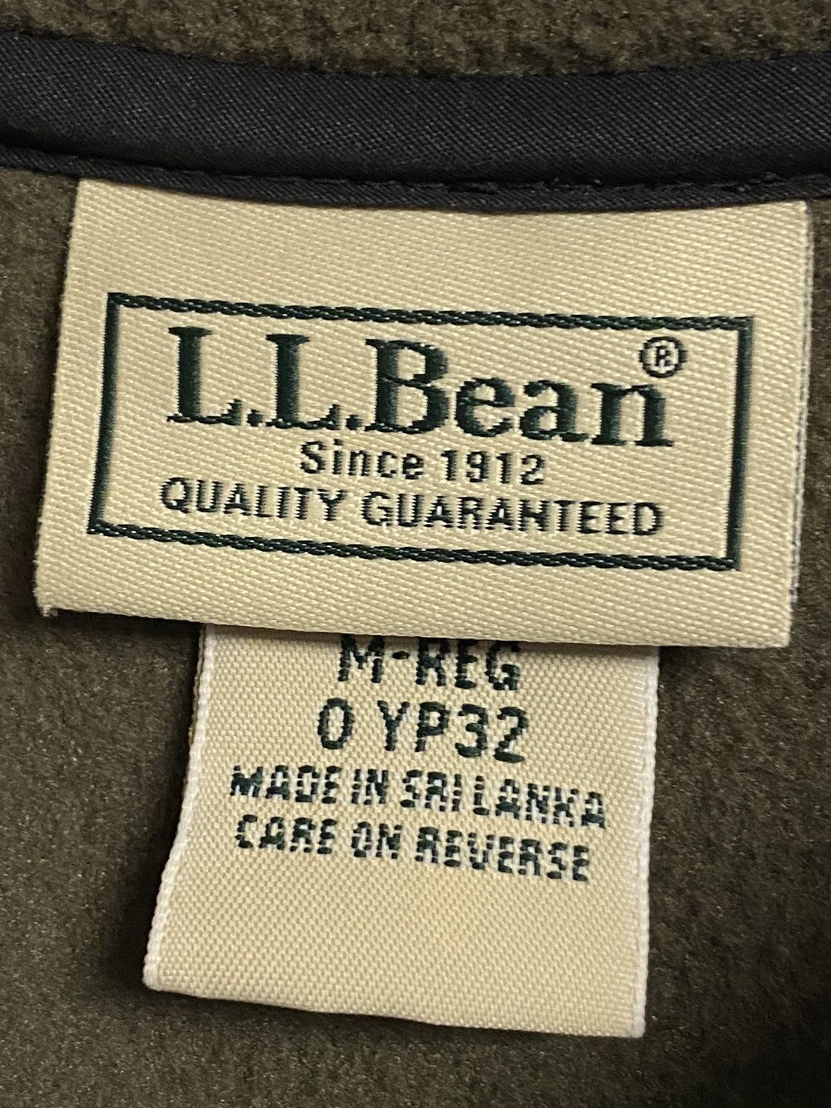 L.L. Bean × Vintage y2k LL Bean Forest Green Fleece Crewneck Size US M / EU 48-50 / 2 - 4 Thumbnail