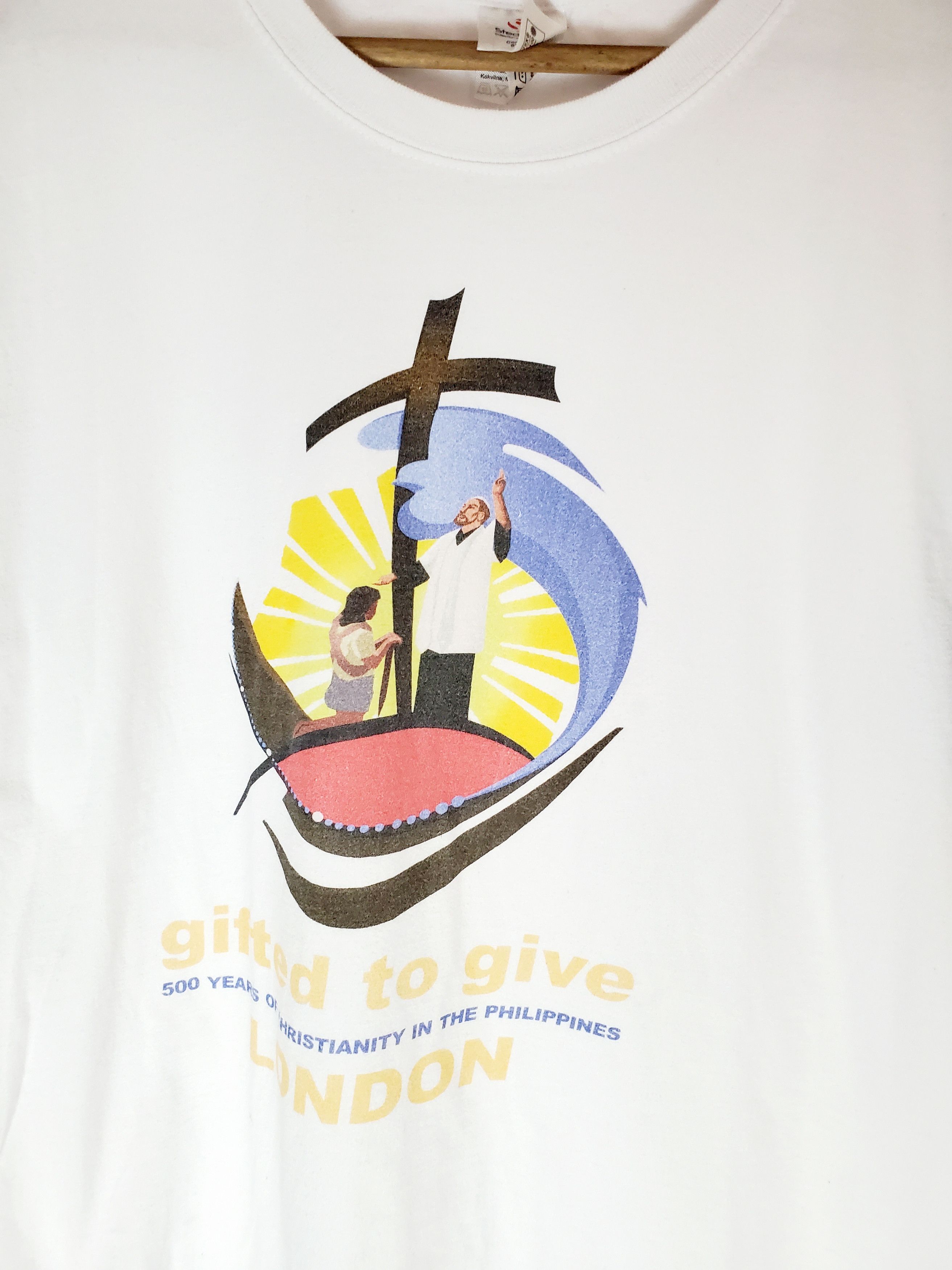 Vintage Vintage gifted to give Tshirt size L Size US L / EU 52-54 / 3 - 2 Thumbnail