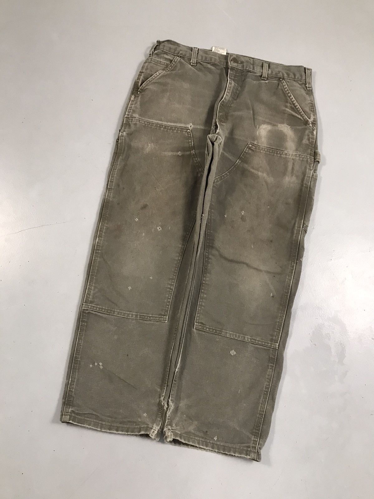 Carhartt Vintage Carhartt B01 Brn double knee workwear denim Size US 34 / EU 50 - 3 Thumbnail