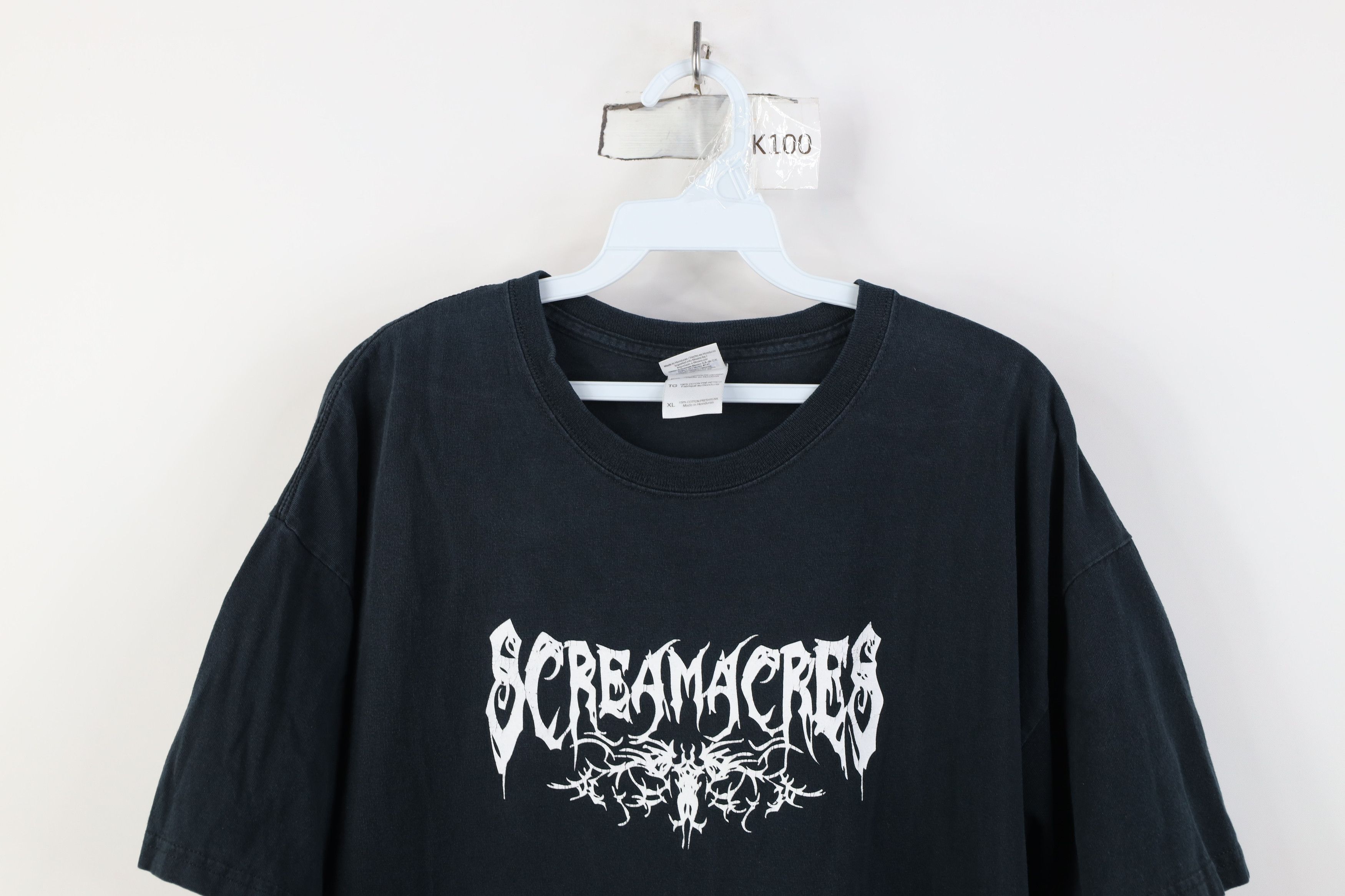 Vintage Vintage Metal Spell Out Scream Acres Haunted Maze T-Shirt Size US XL / EU 56 / 4 - 2 Thumbnail