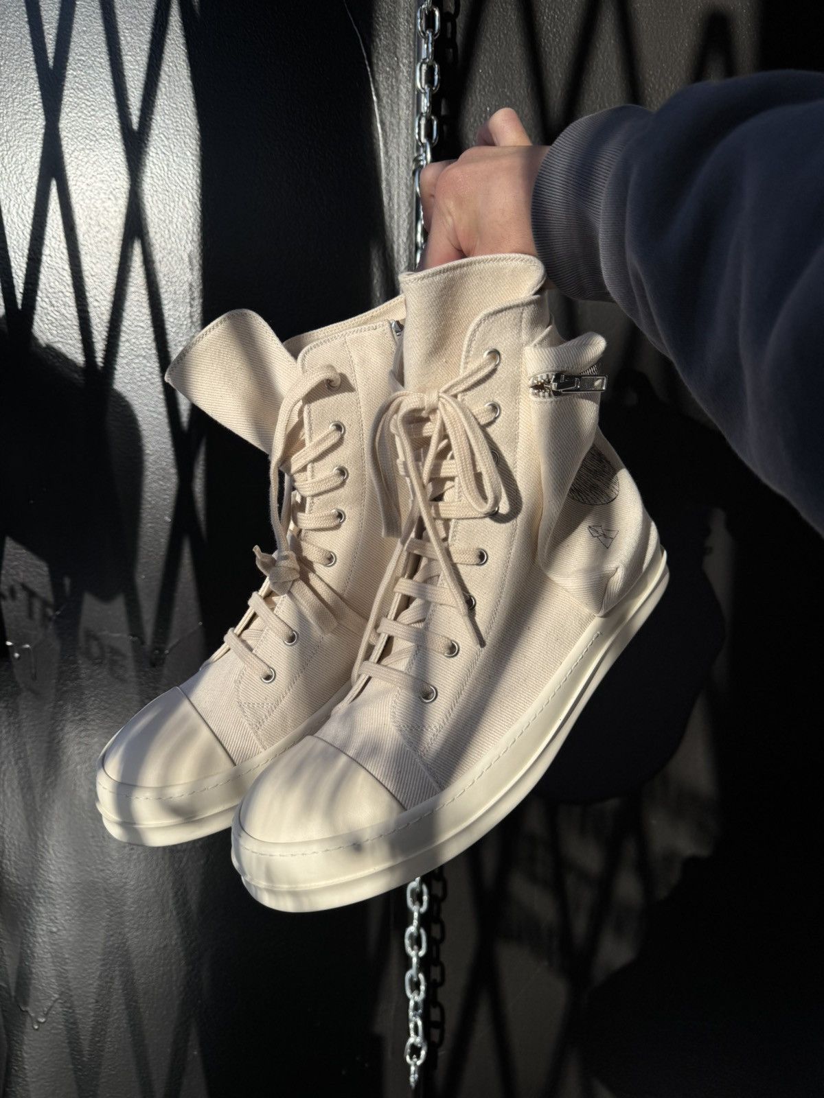 Rick Owens Rick Owens DRKSHDW Cargo Basket high top sneakers Size US 10.5 / EU 43-44 - 1 Thumbnail