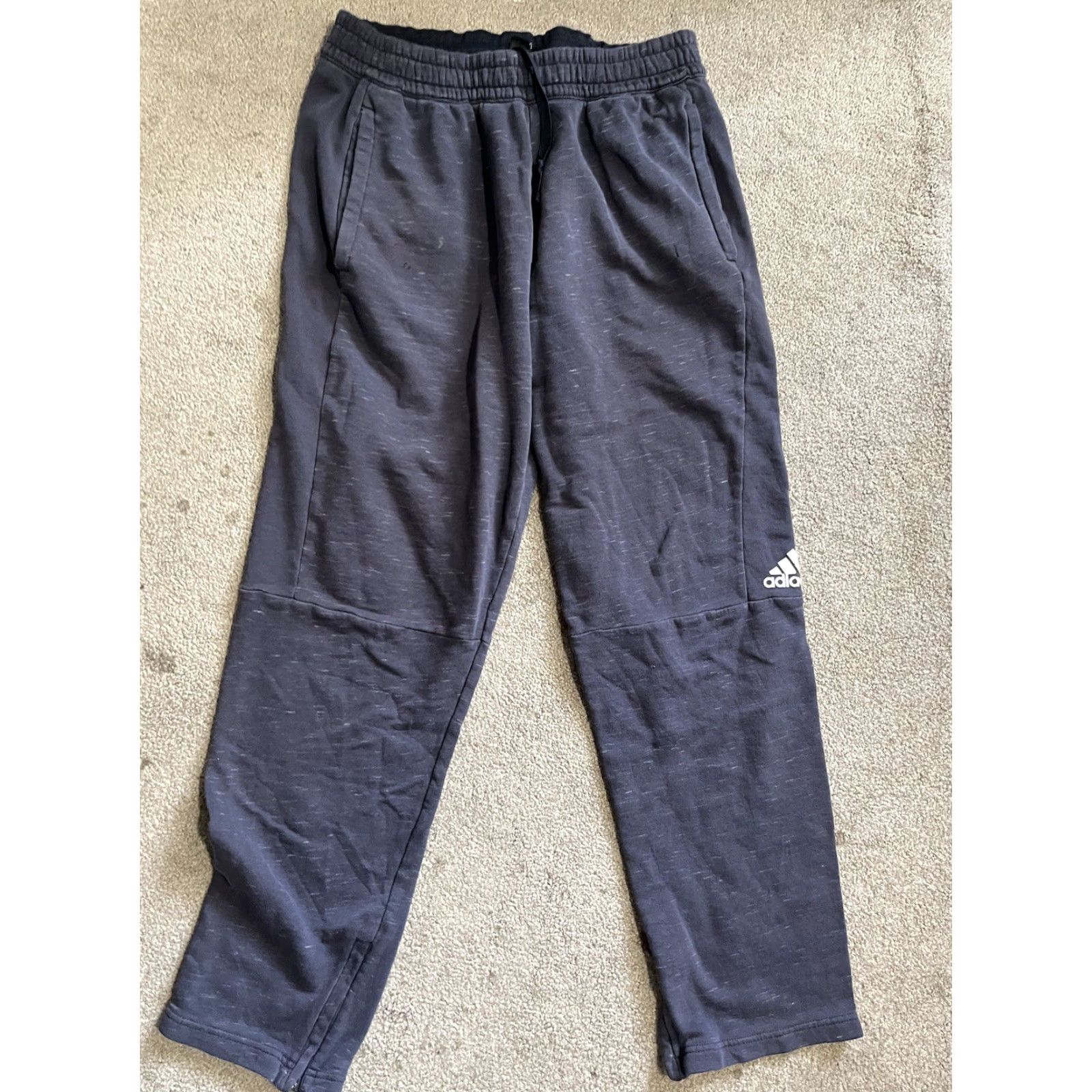 Adidas Adidas Sweatpants Mens Size M Blue Ankle Zip Size US 31 - 2 Thumbnail