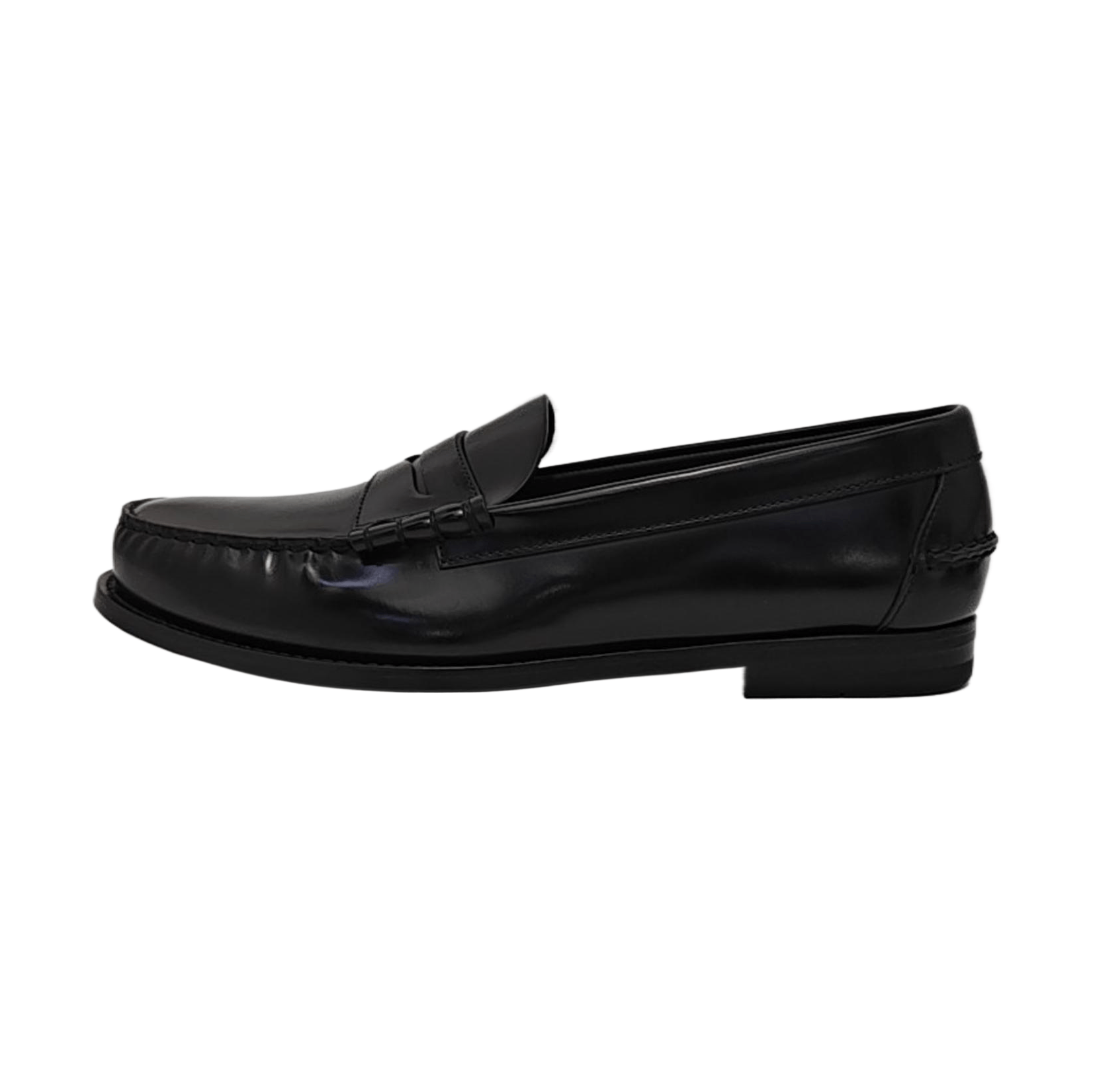 Prada Prada Polished Leather Penny Loafers US 10.5 Size US 10.5 / EU 43-44 - 1 Thumbnail