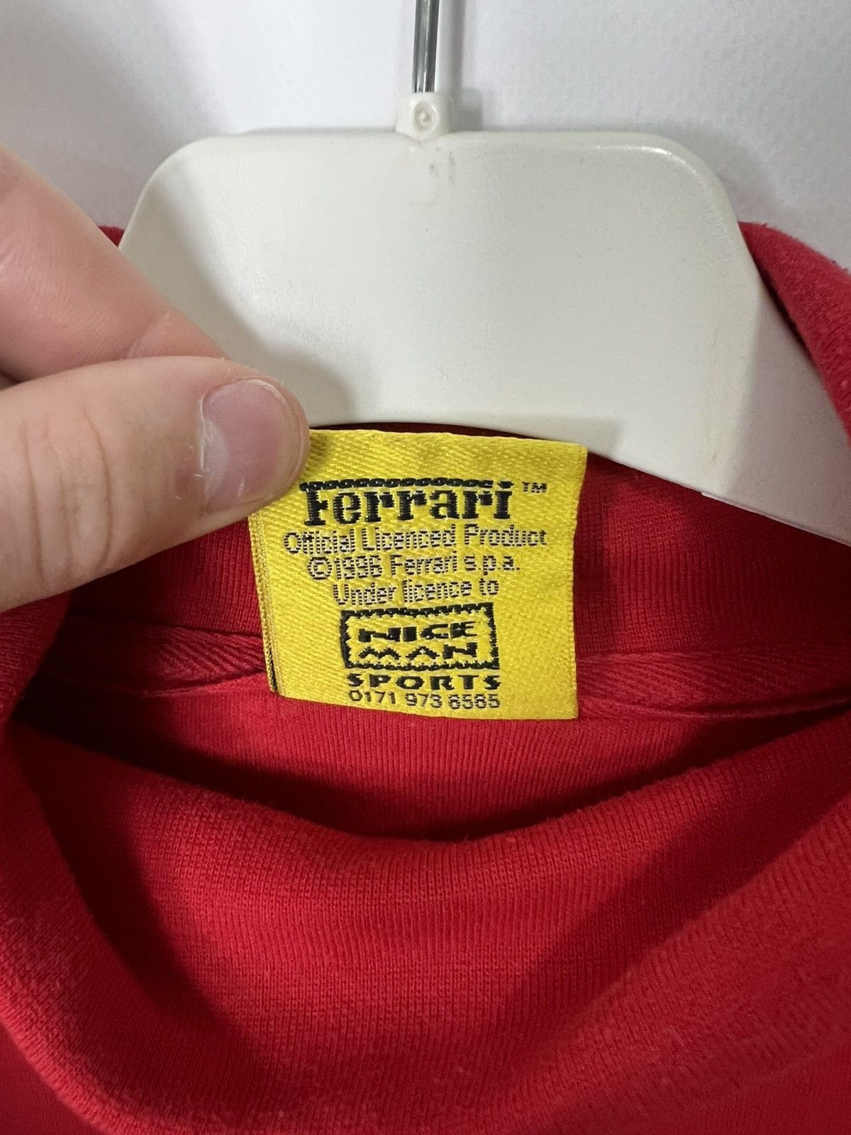 Ferrari Vintage streetwear y2k Ferrari 1996 Turtleneck Sweatshirt Size US L / EU 52-54 / 3 - 7 Thumbnail