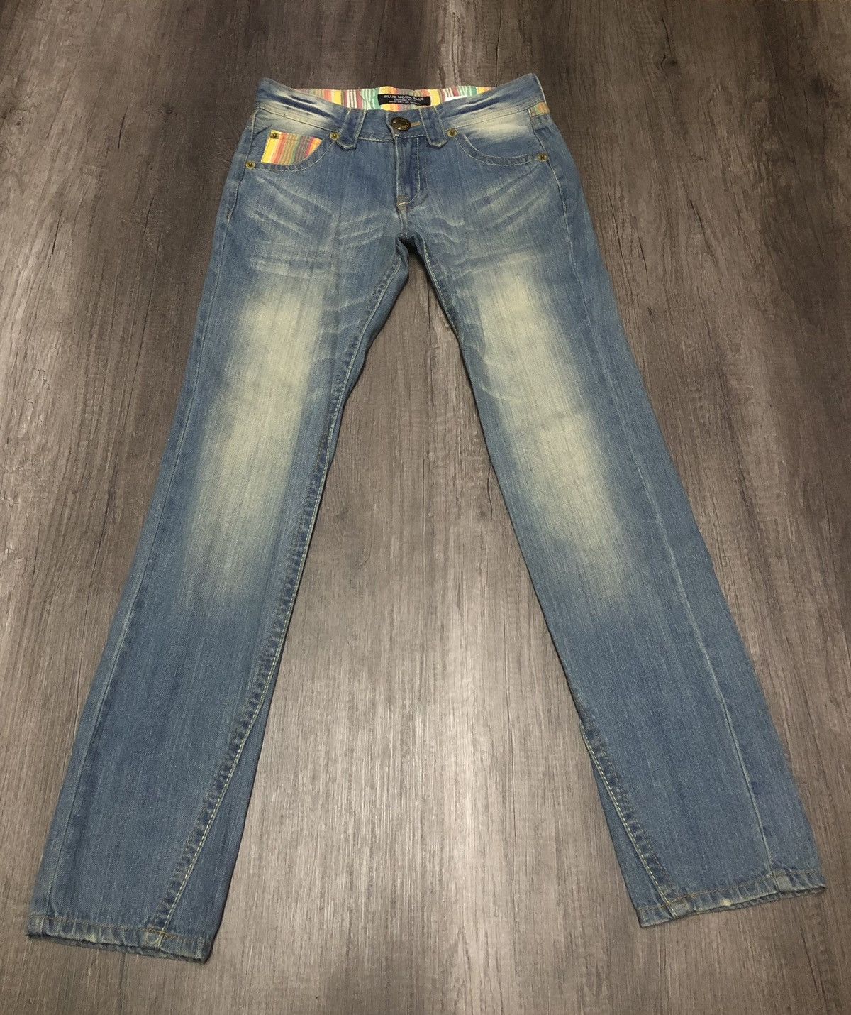 Blue Blue Japan × Hysteric Glamour Vintage Blue Moon Blue Jeans (unisex) Size US 30 / EU 46 - 21 Thumbnail
