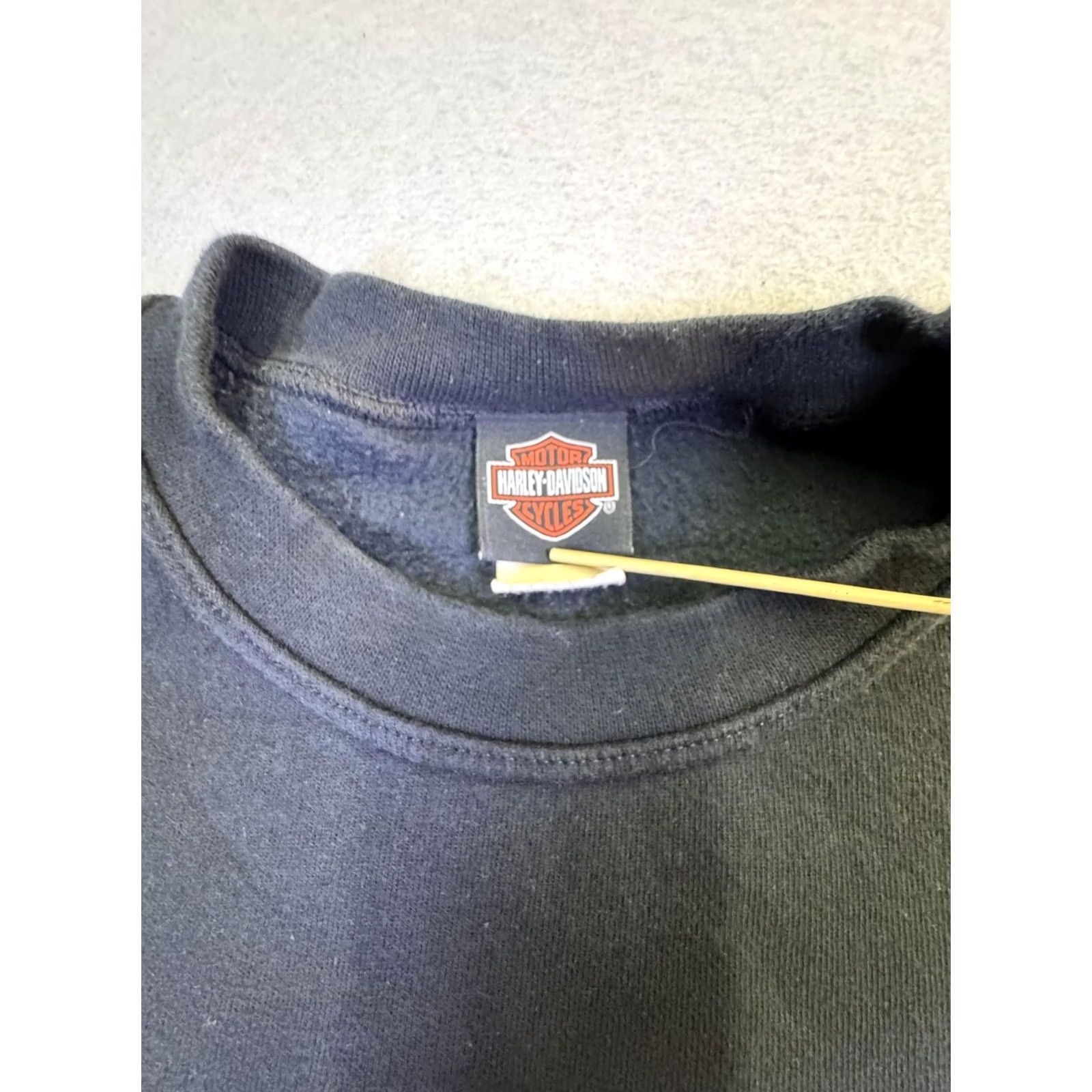 Harley Davidson Harley Davidson Sweatshirt Mens 2XL Black Wings Logo Cotton Pullover Size US XXL / EU 58 / 5 - 3 Thumbnail