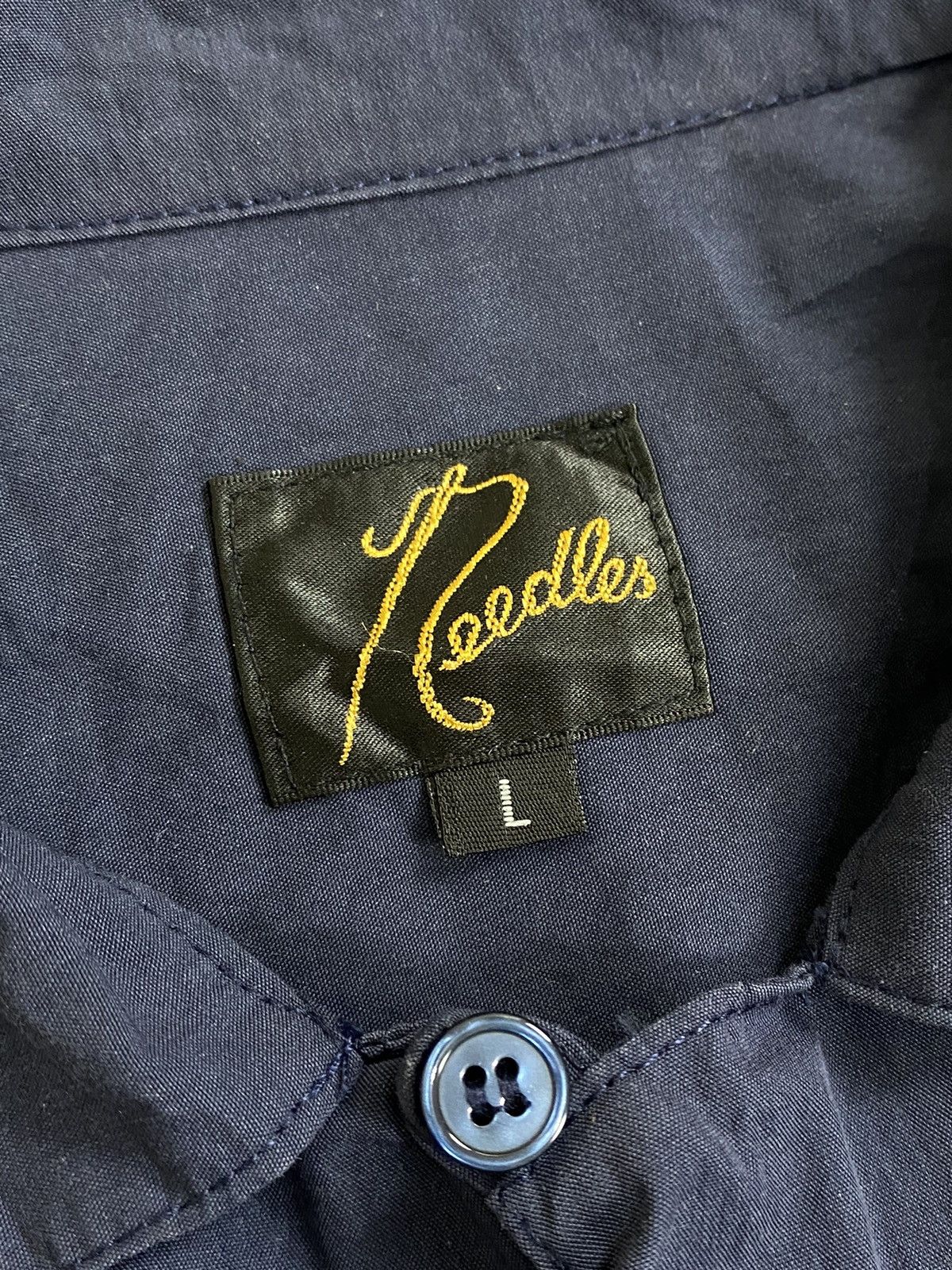 Needles Needles Open Collar Shirt Size US L / EU 52-54 / 3 - 3 Thumbnail