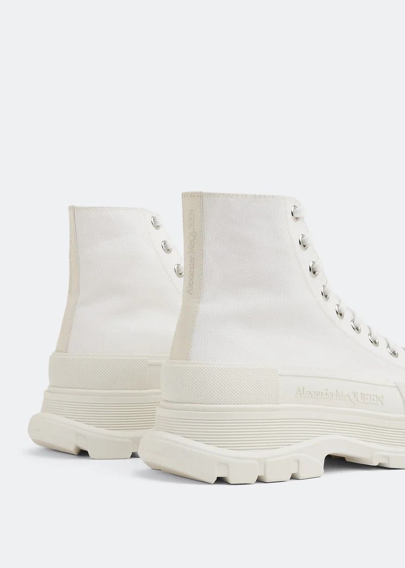 Alexander McQueen o1w1db10725 Tread Slick Boot in White Size US 8.5 / EU 41-42 - 2 Thumbnail