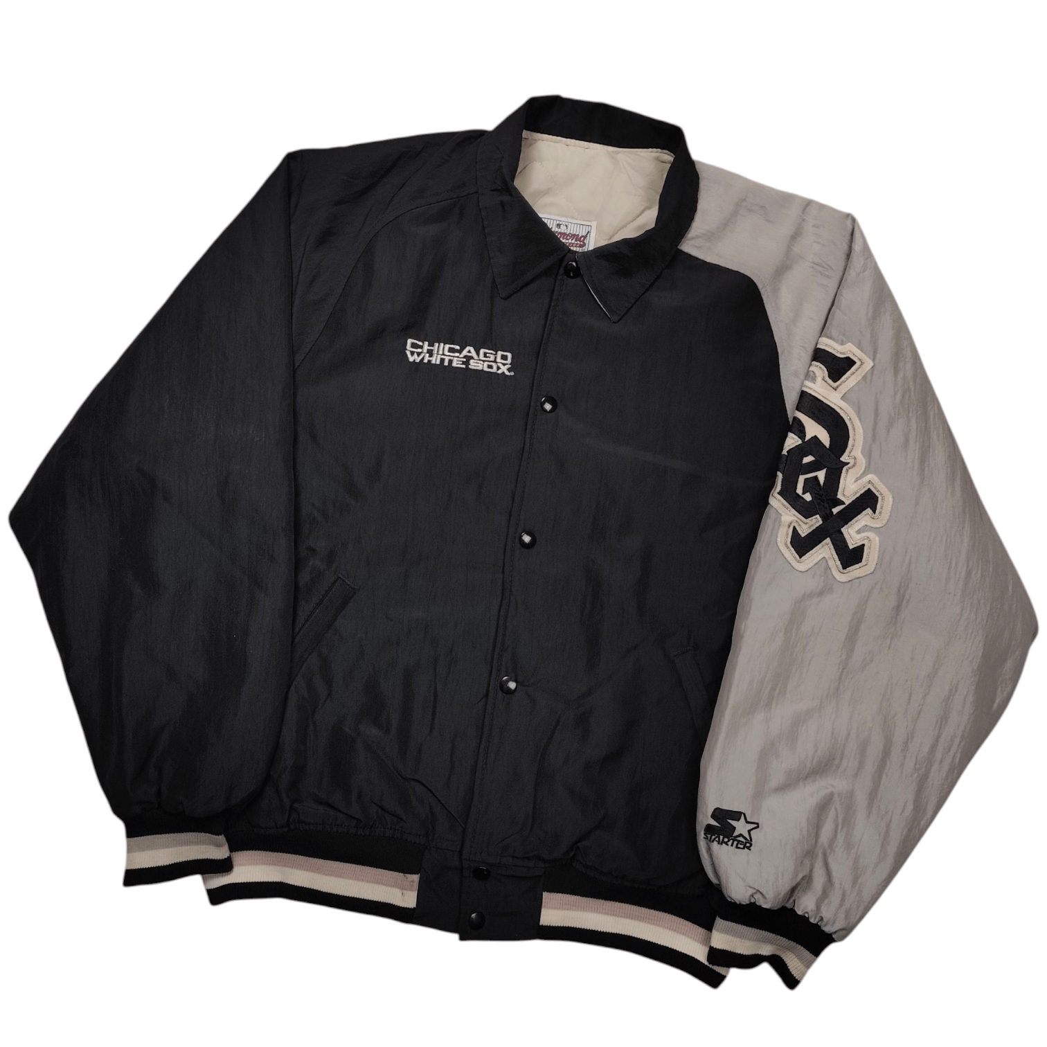 Vintage 90s Starter x Chicago White Sox Varsity Jacket