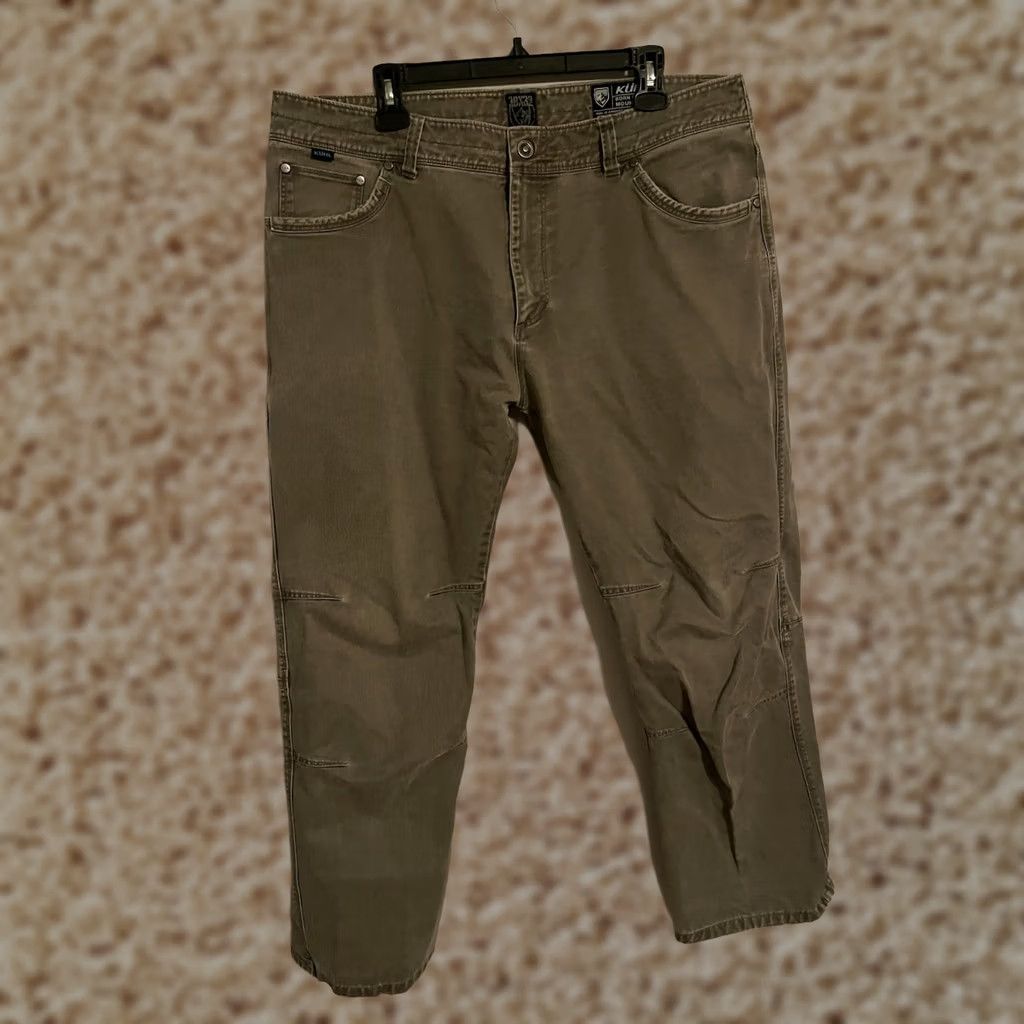 Vintage Kuhl RYDR Gray Cotton Stretch Hiking Mountain Pants Men's 38x32 Outdoors Size US 38 / EU 54 - 1 Thumbnail
