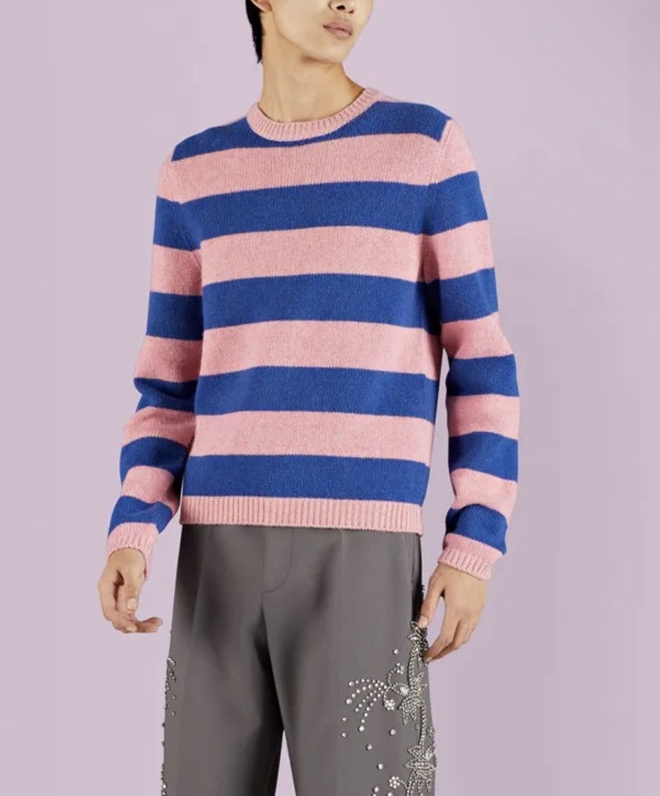 Gucci Gucci Striped Cashmere and Wool Crewneck Sweater size XL Size US XL / EU 56 / 4 - 3 Thumbnail