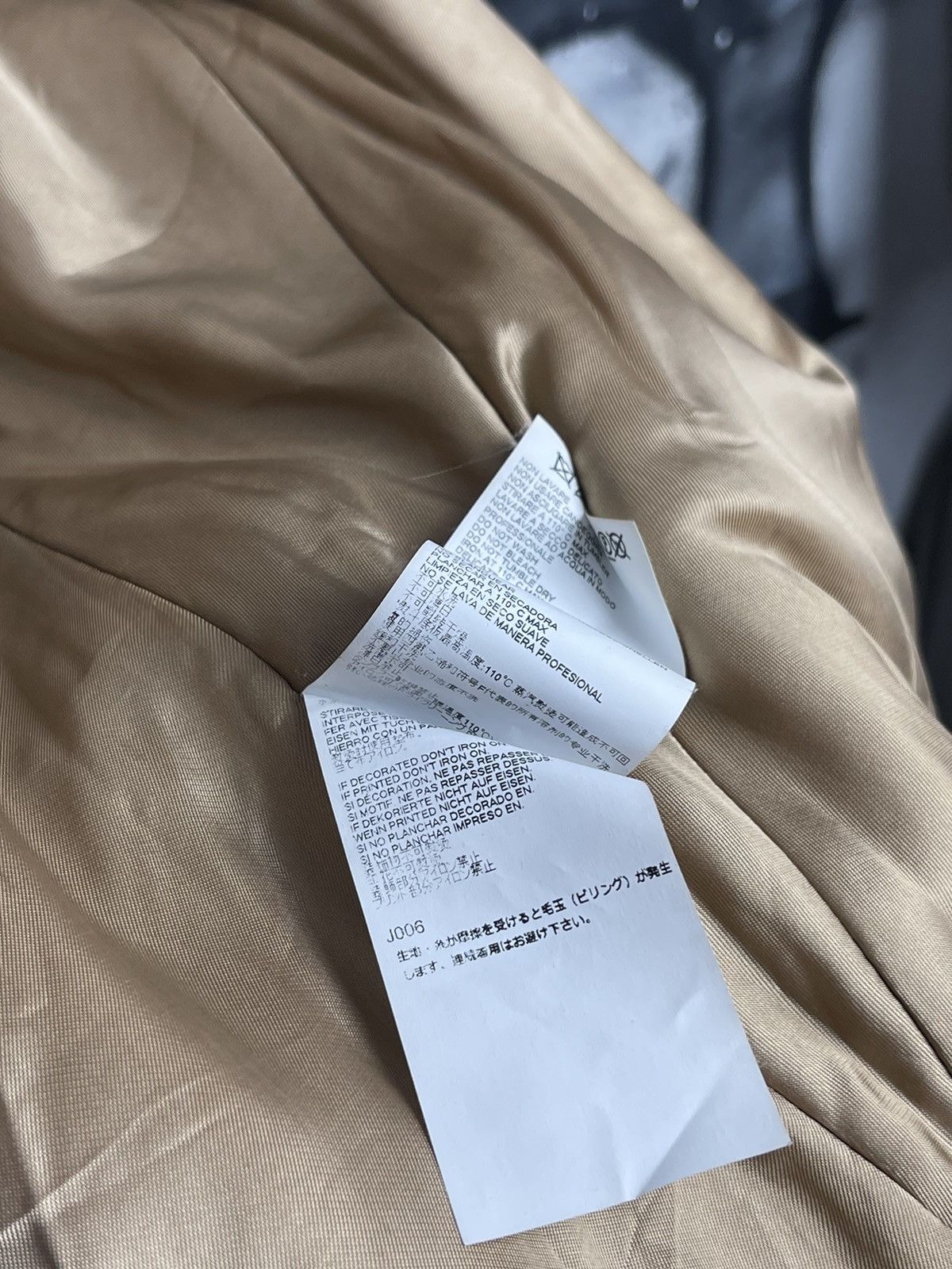 Maison Margiela MM6 Maison Margiela Luxury Beige Oversized Coat Jacket Women’s Size 40 Size S / US 4 / IT 40 - 12 Thumbnail
