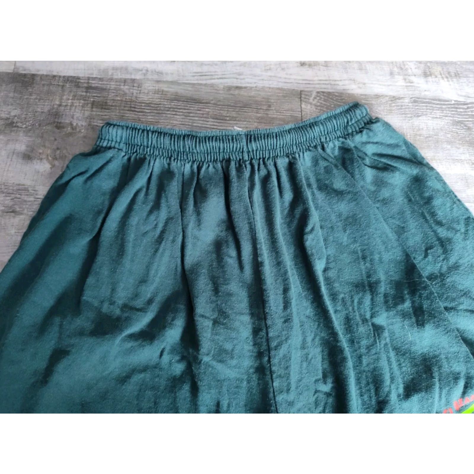 American Apparel VINTAGE Yogi Bear Jellystone Park Green Shorts Men 2XL Activewear USA Made Elastic Waist Size US 39 - 5 Thumbnail