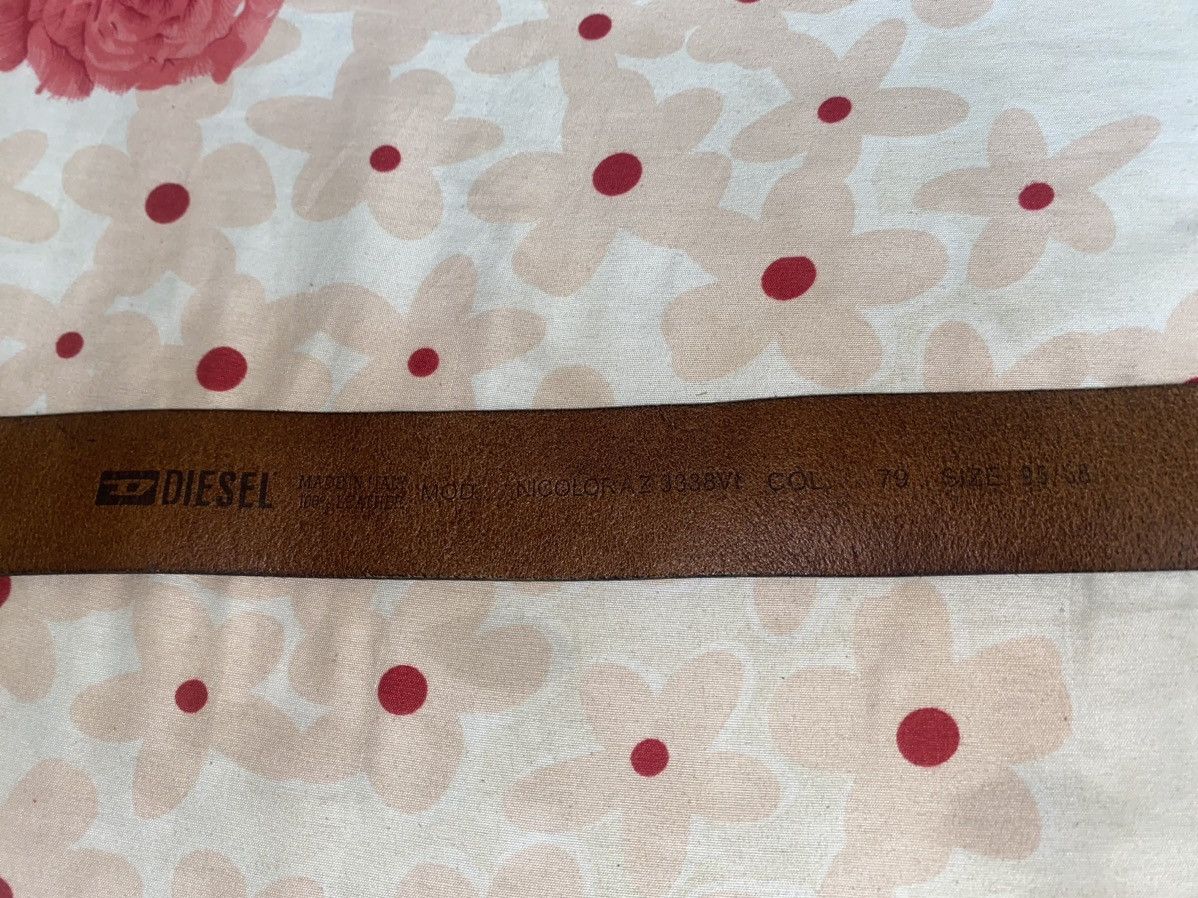 Diesel × Vintage Vintage Diesel Genuine Leather Belt Size ONE SIZE - 14 Thumbnail