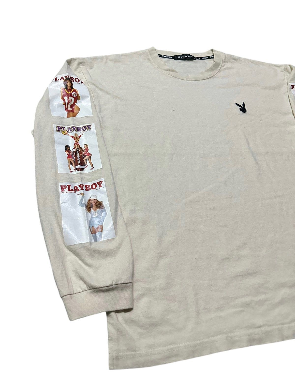 Playboy Playboy sidetape longsleve Size US XL / EU 56 / 4 - 4 Thumbnail