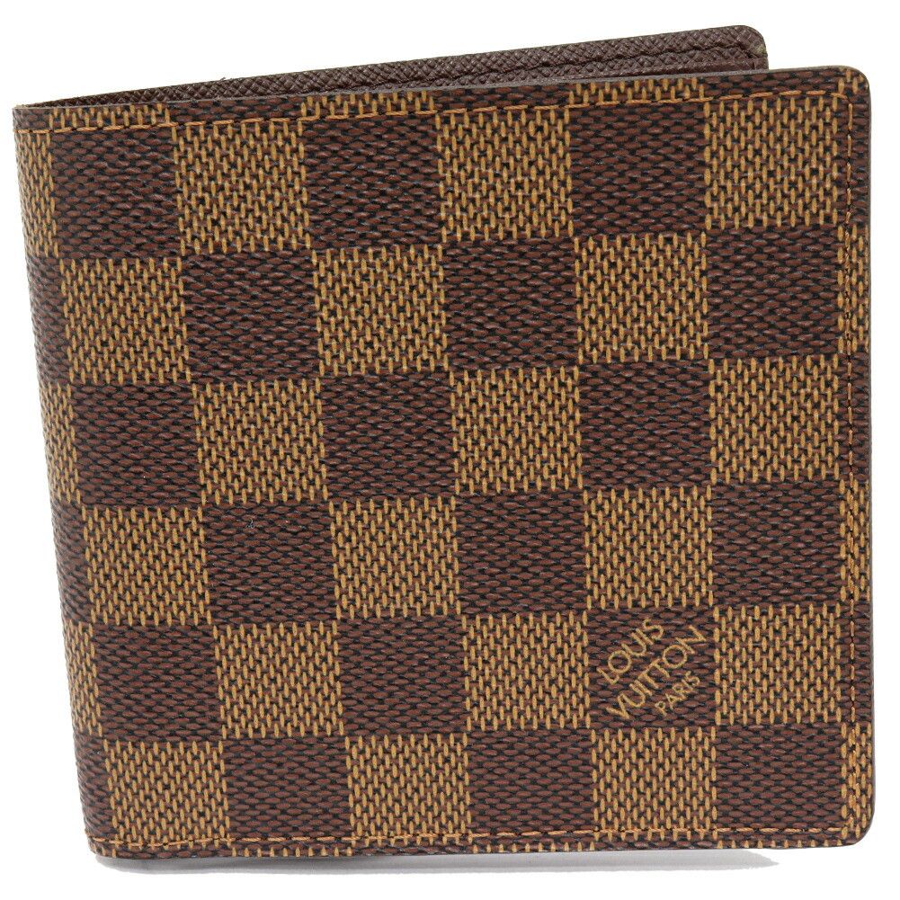 Louis Vuitton Louis Vuitton Louis Vuitton Portefeuille Marco Damier Wallet Canvas Short Wallet N61675 DUTY FREE for USA Size ONE SIZE - 1 Thumbnail