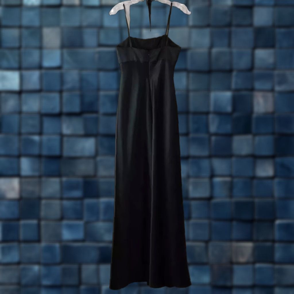 Vintage Laundry By Shelli Segal Satin Ball Gown Dress Black Onyx Size 2 Women Long Dress - Mens/Womens? Size XS / US 0-2 / IT 36-38 - 1 Thumbnail