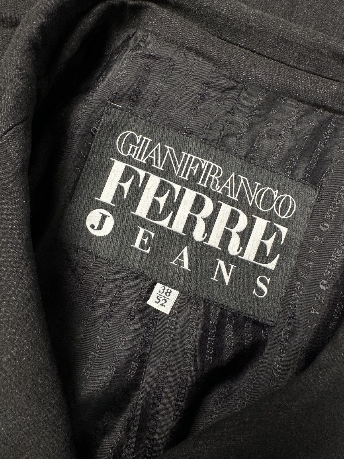 Gianfranco Ferre GIANFRANCO FERRE JEANS Linen Blend Blazer Jacket Men’s sz 52 Size 42L - 14 Thumbnail