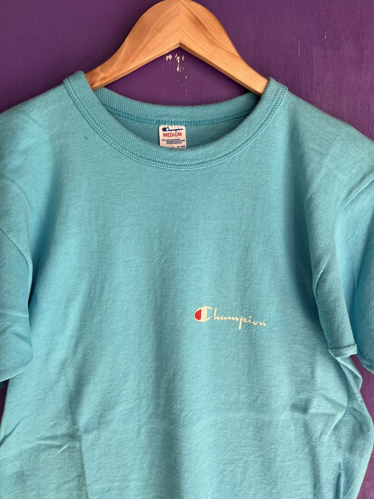 Champion × Vintage Vintage 80s Champion Simple logo t-shirt Size US M / EU 48-50 / 2 - 3 Thumbnail