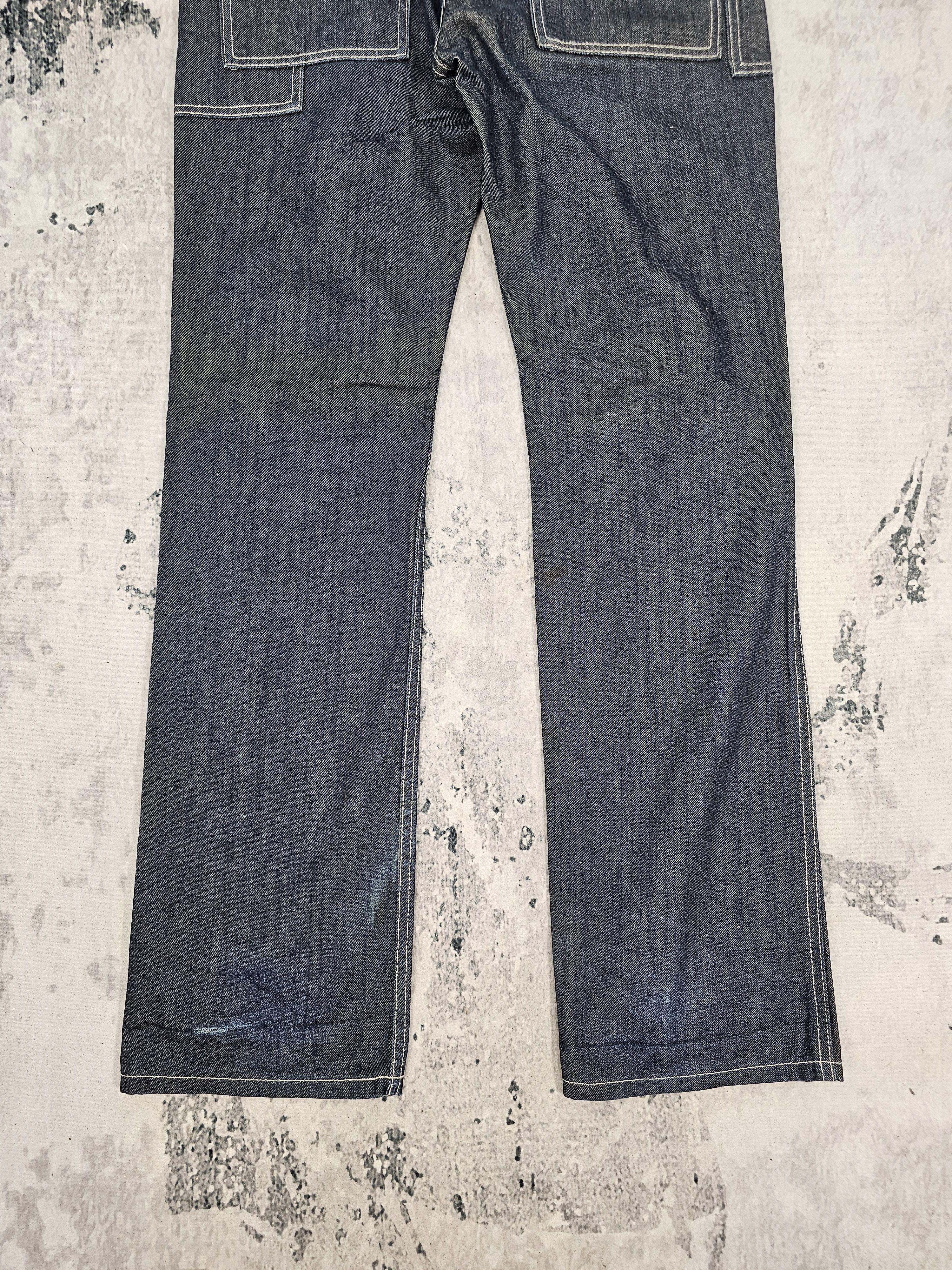 Japanese Brand KELEN Workwear Crazy Pockets Design Jeans JB0259 Size 34x33 Size US 34 / EU 50 - 10 Thumbnail