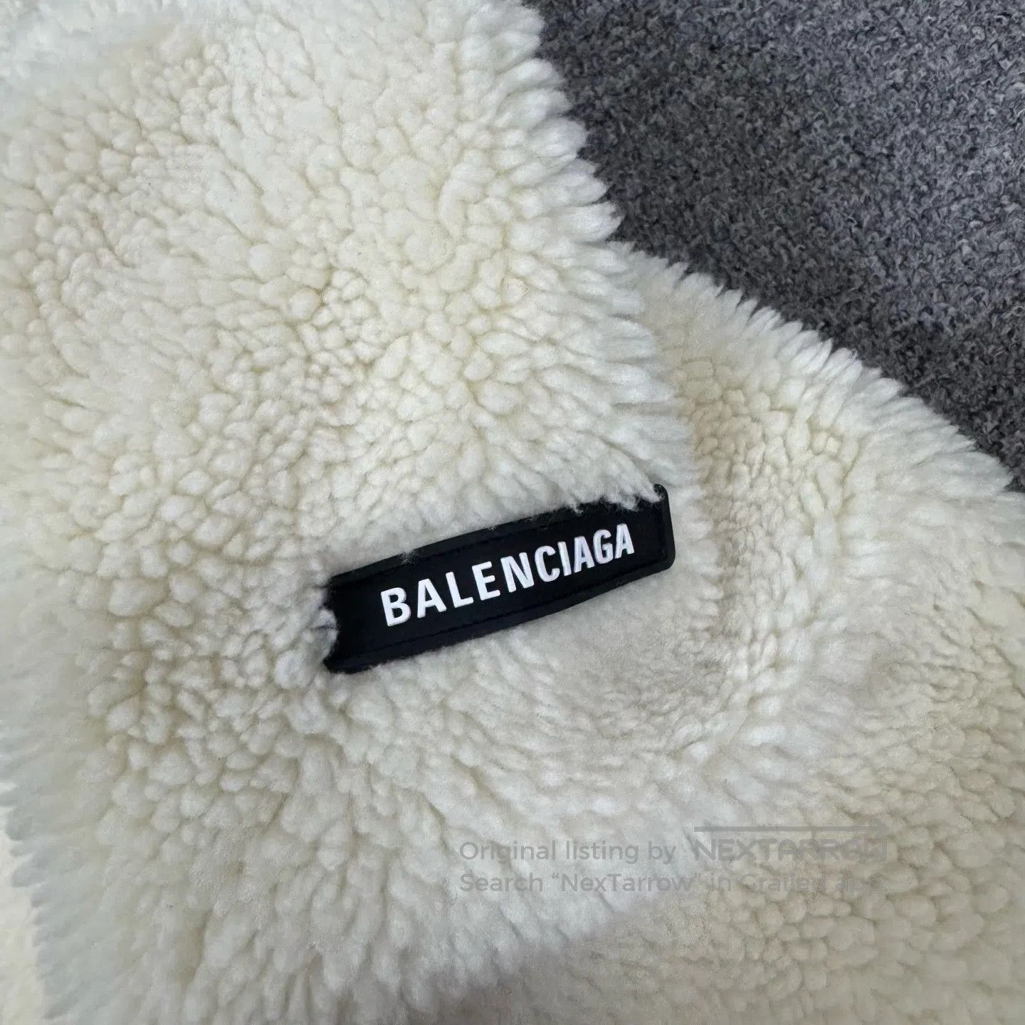 Balenciaga Balenciaga Teddy bear logo-printed fleece hooded jacket| Size US M / EU 48-50 / 2 - 5 Thumbnail