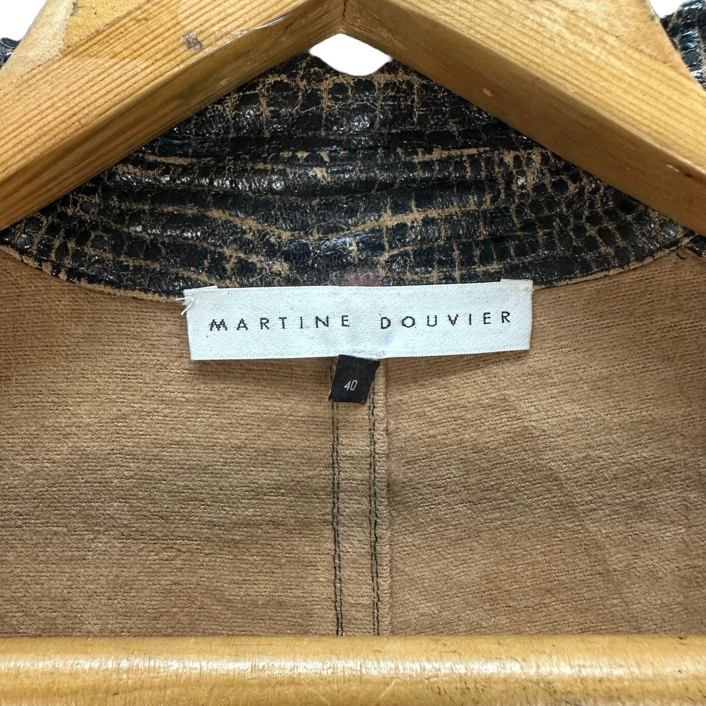Japanese Brand MARTINE DOUVIER NICE TRASHED DESIGN JACKET #8062-199 Size M / US 6-8 / IT 42-44 - 9 Thumbnail