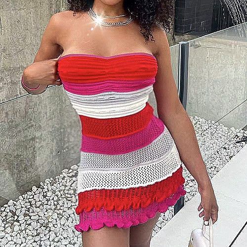 Designer × Other NWT, Lavishly Paris Women’s Crochet Beach Dress Size S / US 4 / IT 40 - 3 Thumbnail