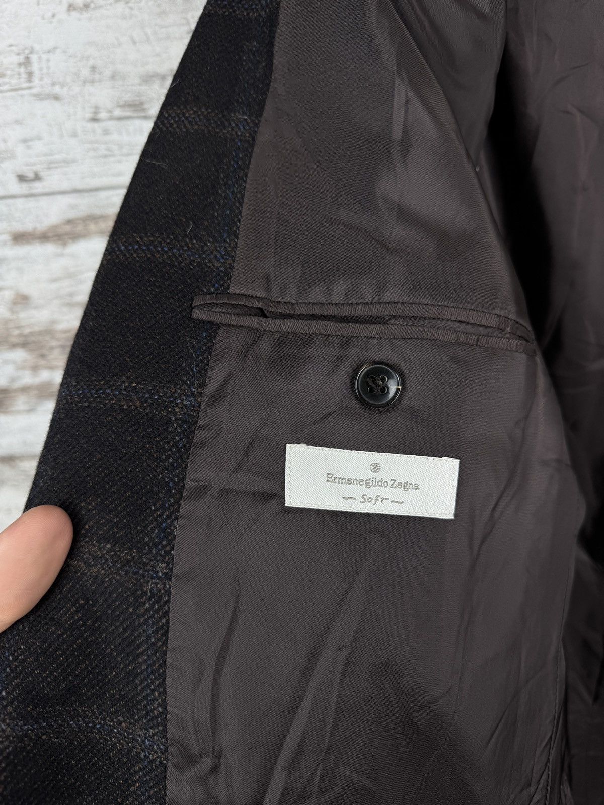 Ermenegildo Zegna × Z Zegna Mens Vintage Ermenegildo Zegna blazer brown luxury jacket Size US M / EU 48-50 / 2 - 9 Thumbnail