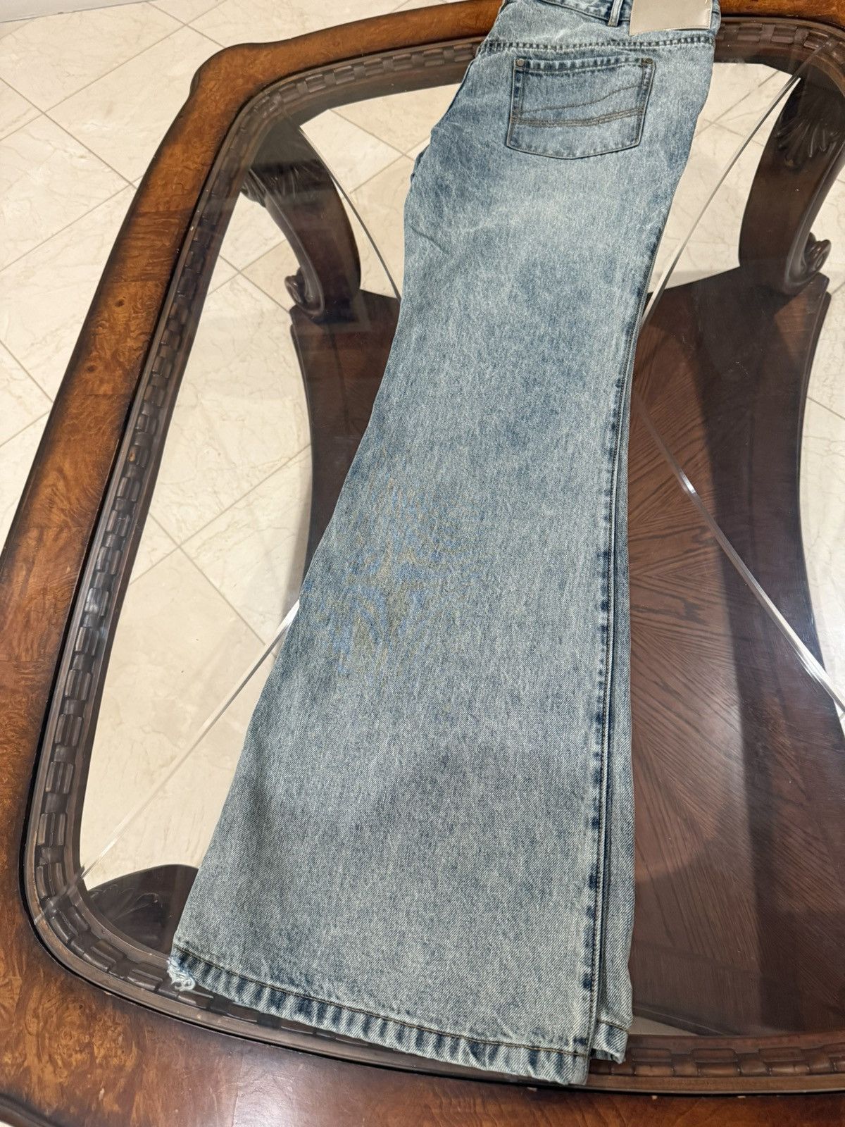 Entire Studios Entire Studios Slim Flared Jeans – Surface Wave Wash Size US 34 / EU 50 - 7 Thumbnail