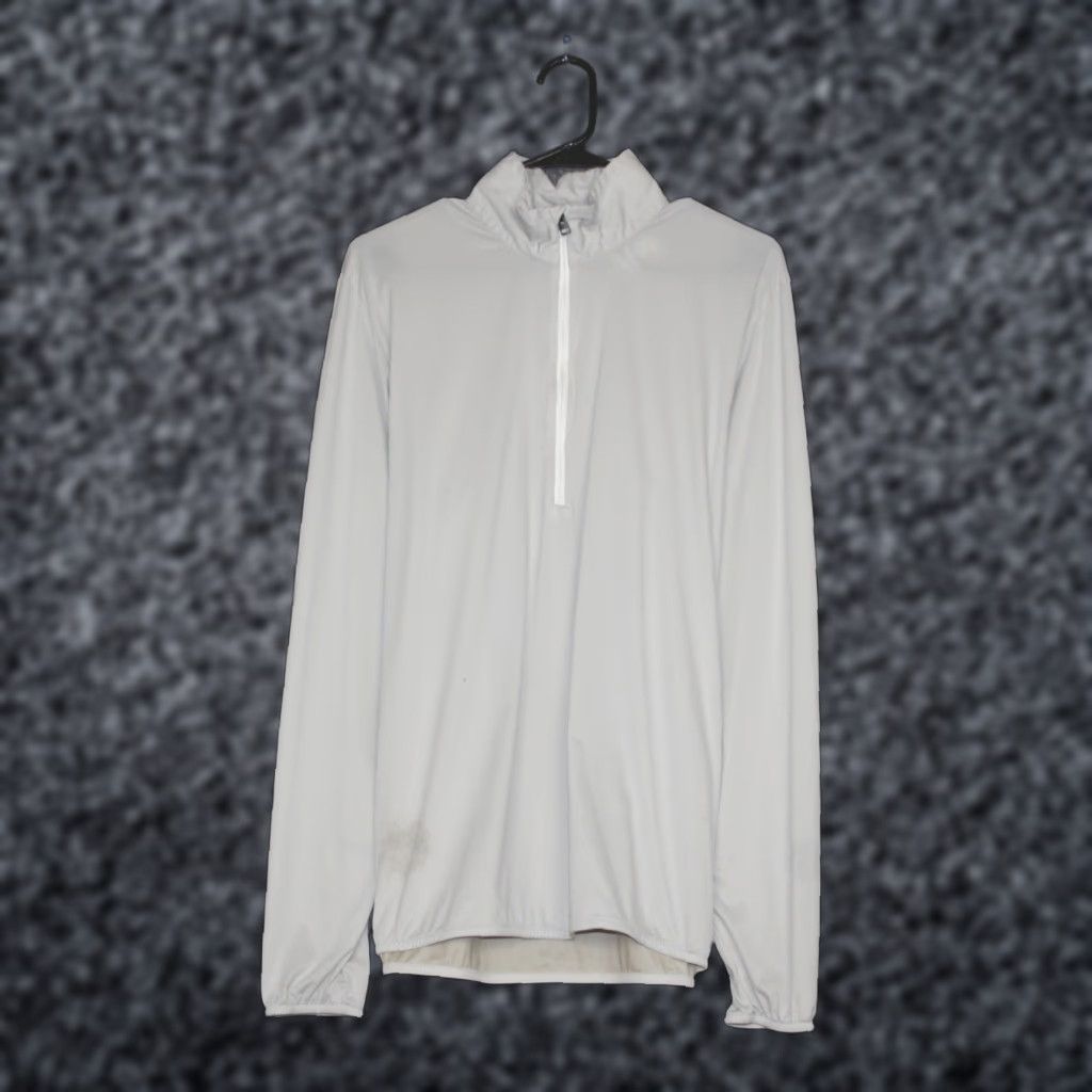KJUS KJUS Men SEVVE Jacket 1/4 Zip Light Gray Golf Outerwear Lightweight Stretch (XL) Regular Fit Water Resistant Breathable Softshell Windbreaker Size US XL / EU 56 / 4 - 1 Thumbnail