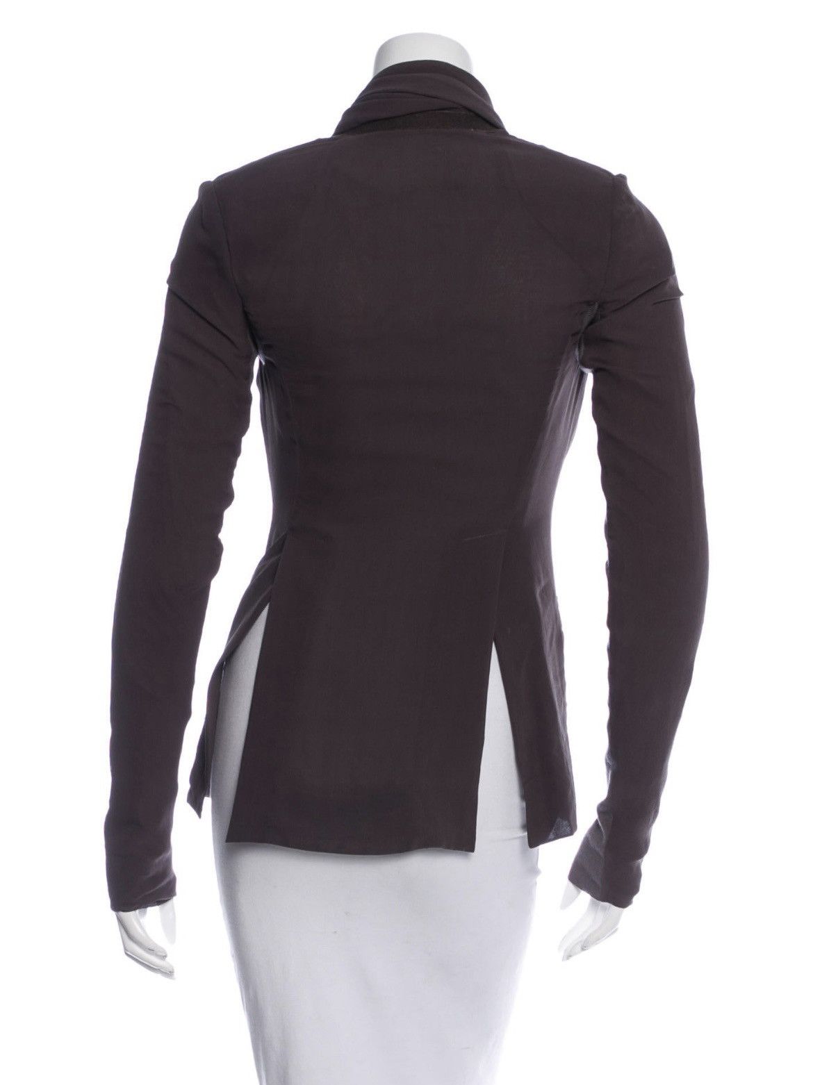 Rick Owens Rick Owens blazer silk crepe it 38 /xs Size XS / US 0-2 / IT 36-38 - 3 Thumbnail