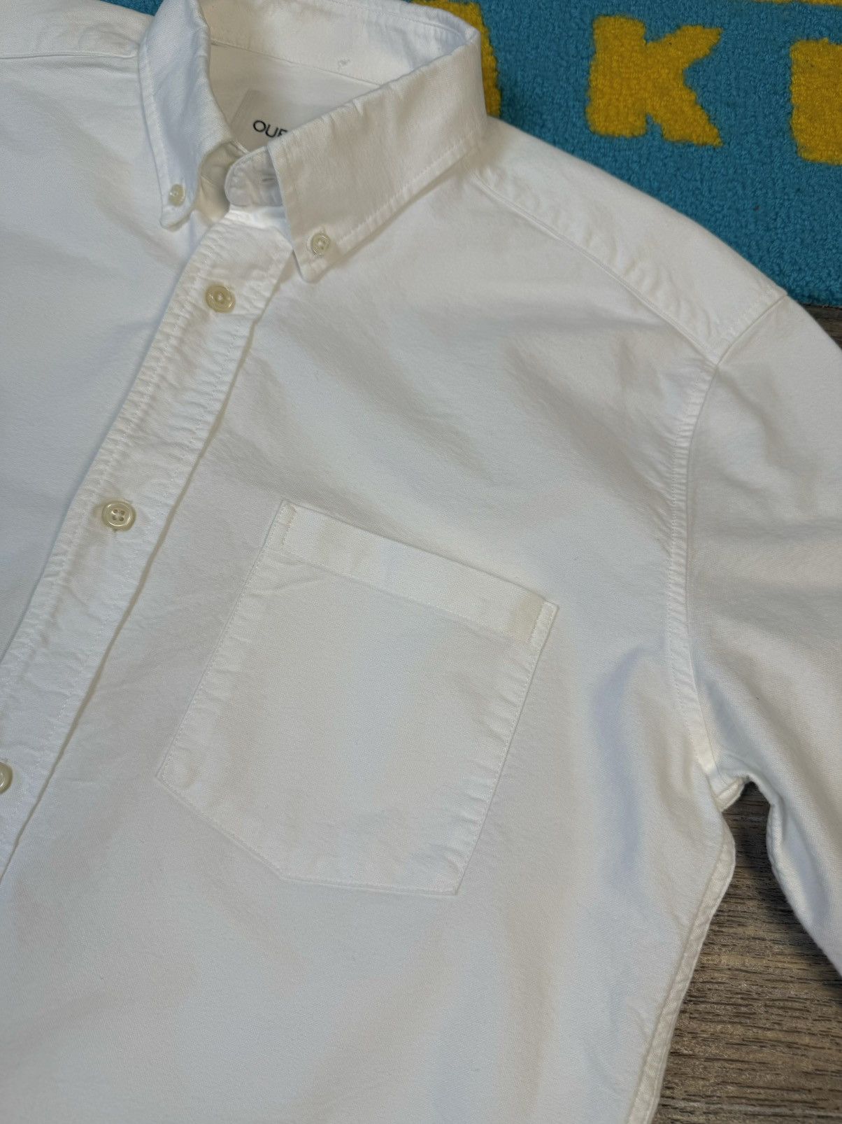 Our Legacy Our Legacy Oxford Buttons Up White Shirt Size US M / EU 48-50 / 2 - 11 Thumbnail