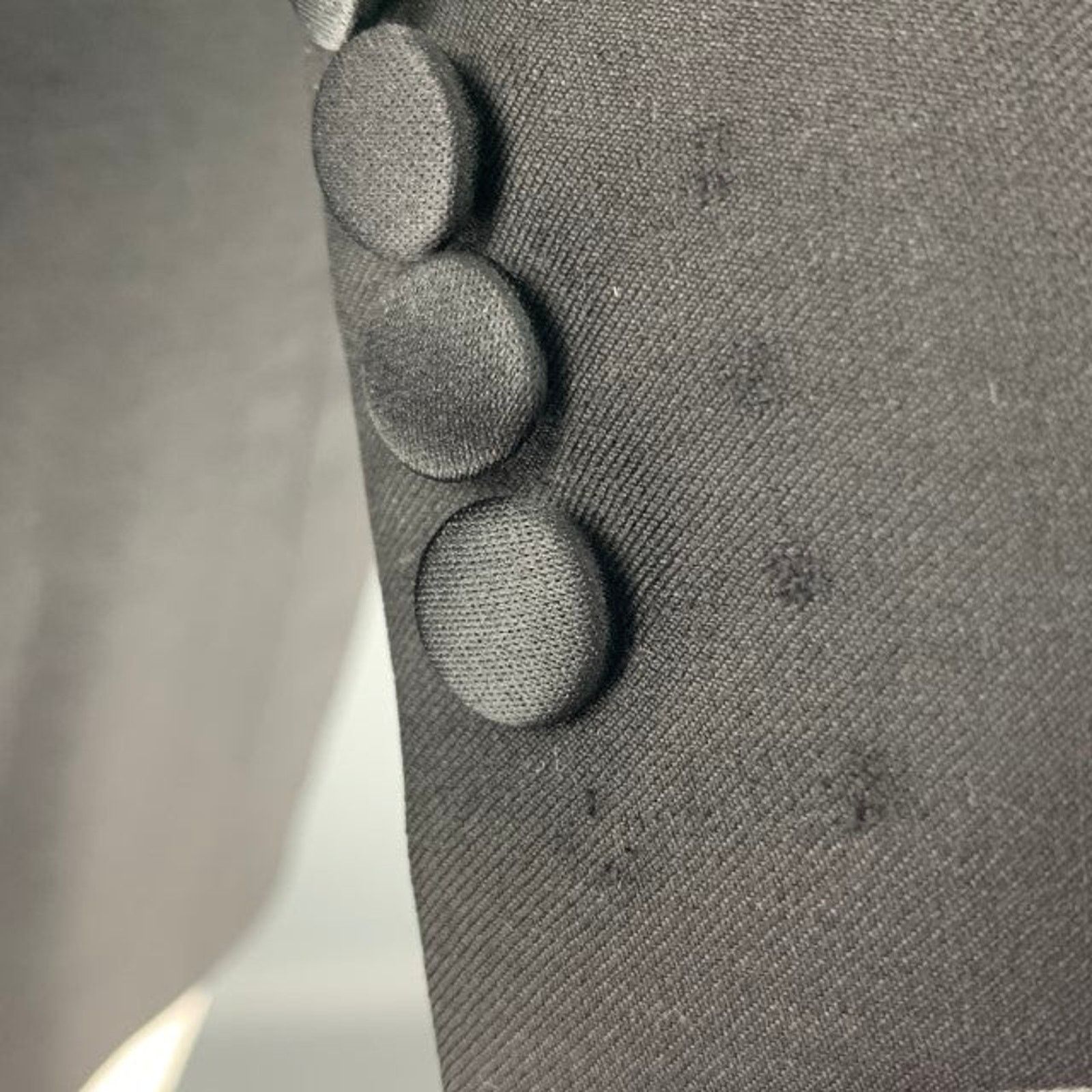 Ermenegildo Zegna ERMENEGILDO ZEGNA Size 40 Black Wool Peak Lapel Sport Coat Size 40R - 5 Thumbnail