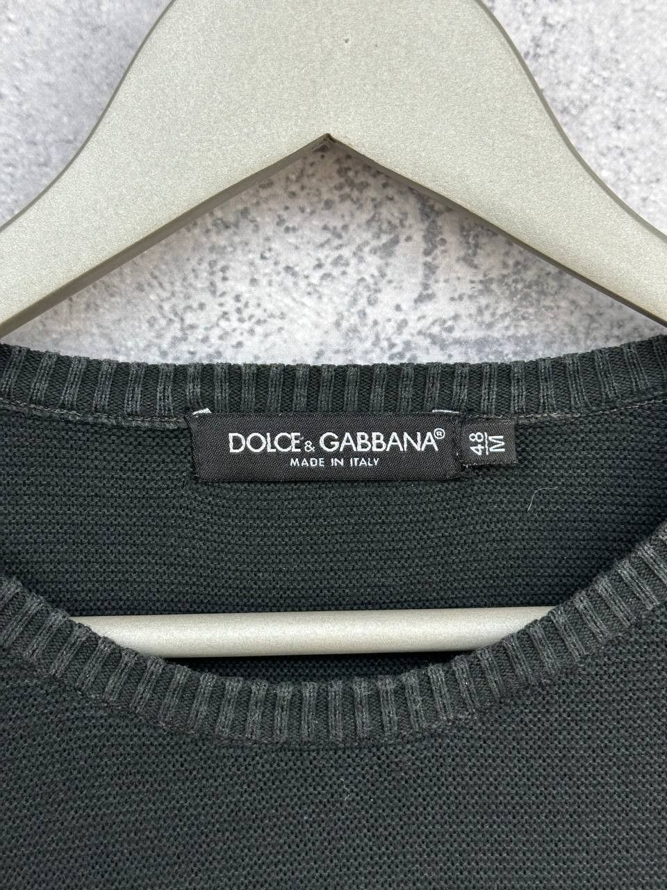 Dolce & Gabbana Dolce & Gabbana Vintage Cotton Knit Sweater Pullover Jumper Size US M / EU 48-50 / 2 - 10 Thumbnail