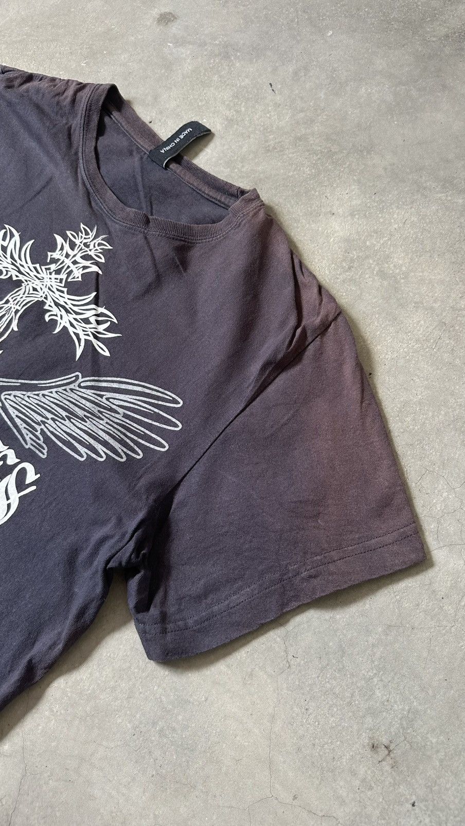 Japanese Brand THE BREAKERS AFLLICTION POEMS JAPANESE CROSS TEE Size US M / EU 48-50 / 2 - 3 Thumbnail