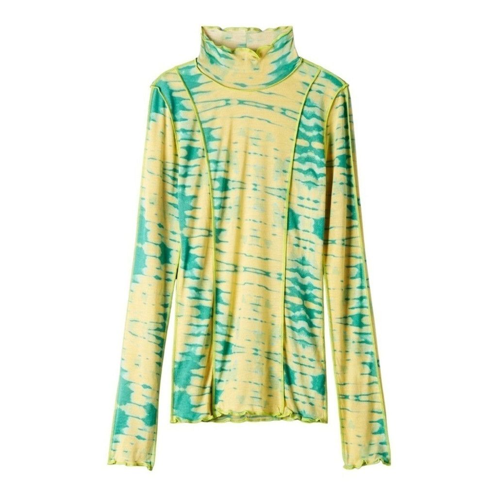 Aritzia WILFRED Orbit Modal Long Sleeve Top Citron/Green XXS Size XXS / US 00 / IT 34 - 4 Thumbnail