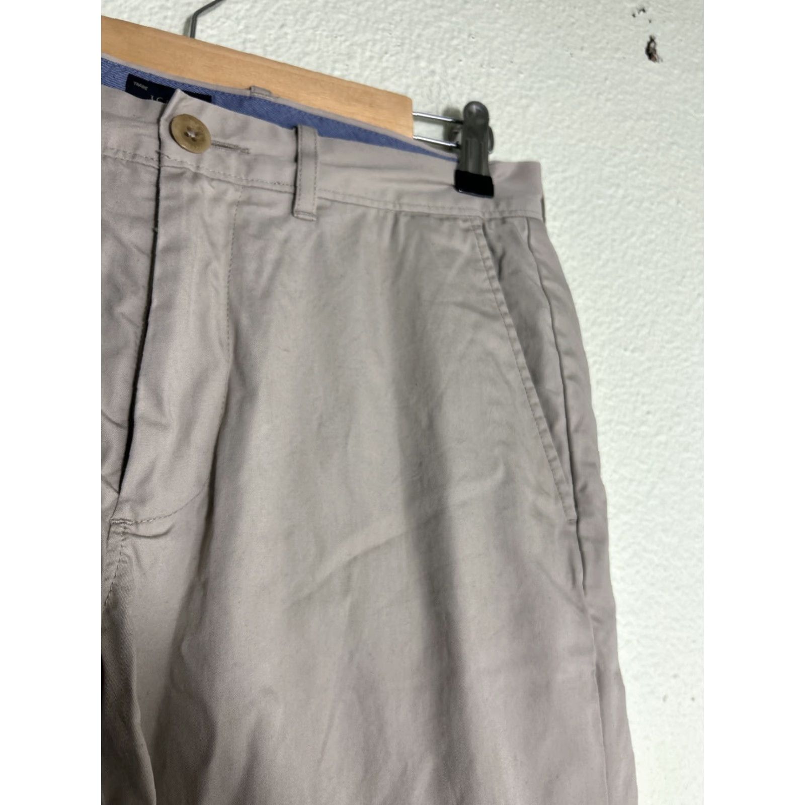 J.Crew J.CREW Lightweight Chino Pants Beige Cotton Mens 30x32 #770 Size US 30 / EU 46 - 6 Thumbnail