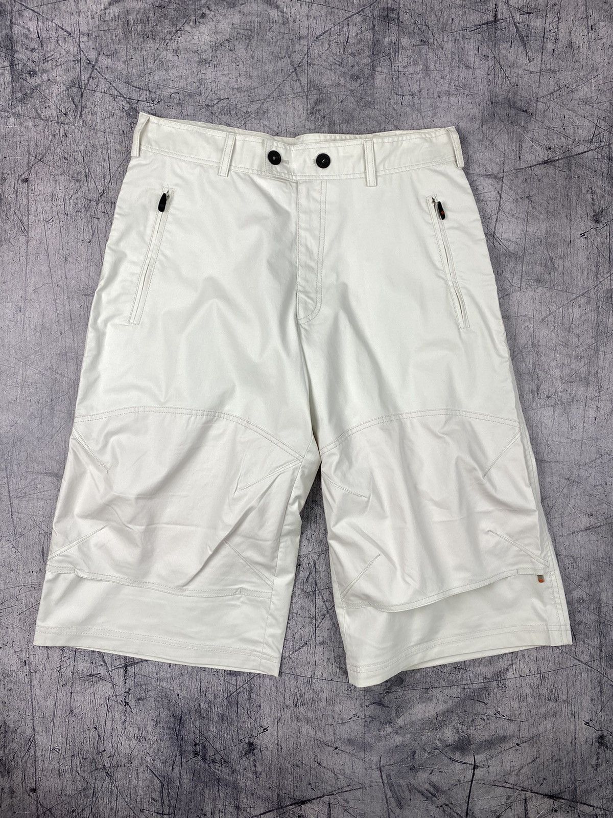 Nike × Nike ACG × Vintage Vintage Nike Swoosh Drill Shorts Size 32 Size US 32 / EU 48 - 2 Thumbnail