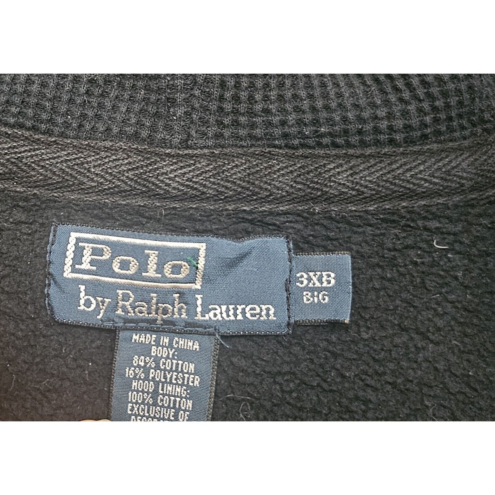 Paoloni Polo Ralph Lauren Heavy weight Full Zip Waffle Hoodie 3XB Size US XXL / EU 58 / 5 - 7 Thumbnail