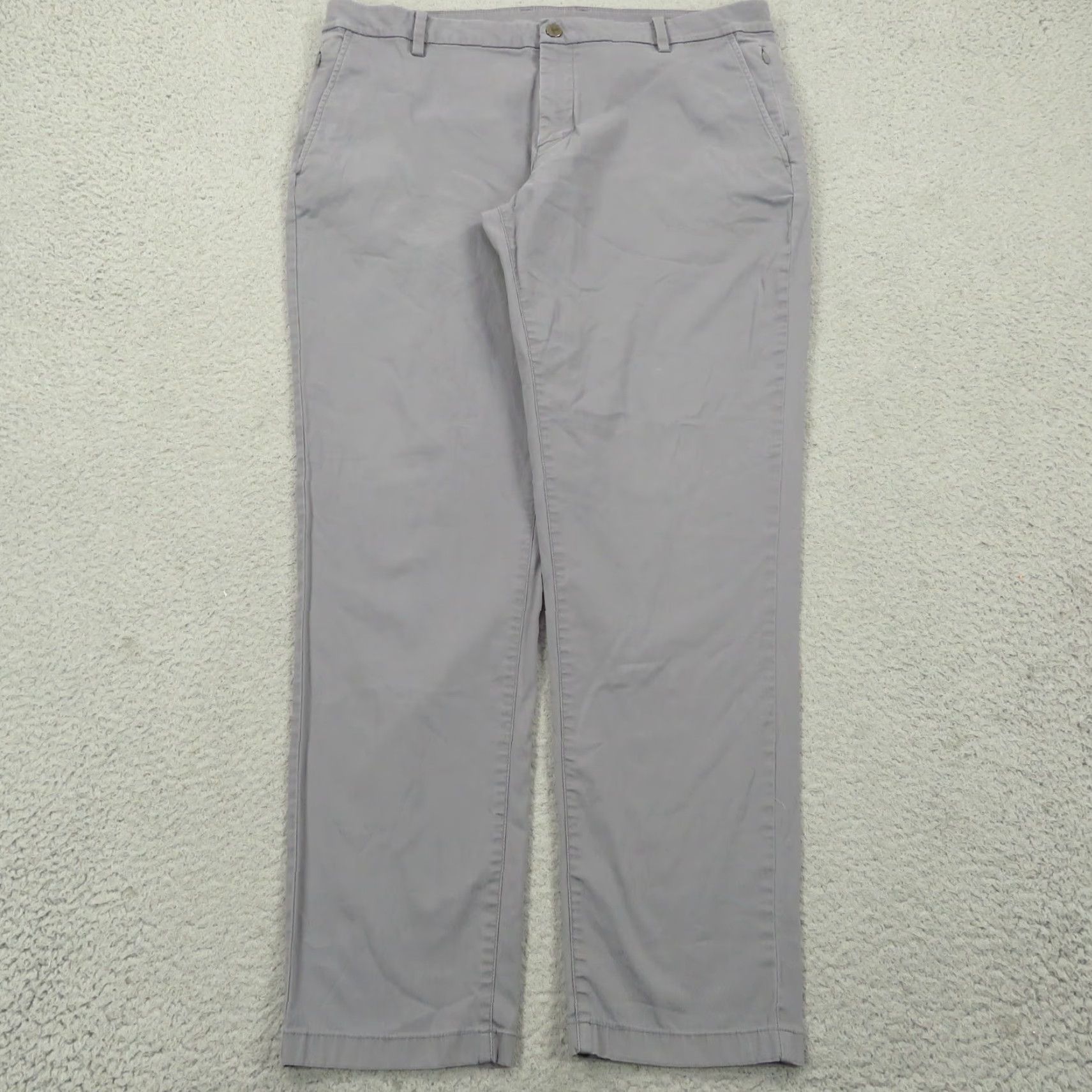 Vintage Birddogs Pants Men 38x32 Stretch Khakis Grey Linerless Performance Office Chino Chino Pants Regular Men 38 31 in Gray Size US 38 / EU 54 - 2 Thumbnail