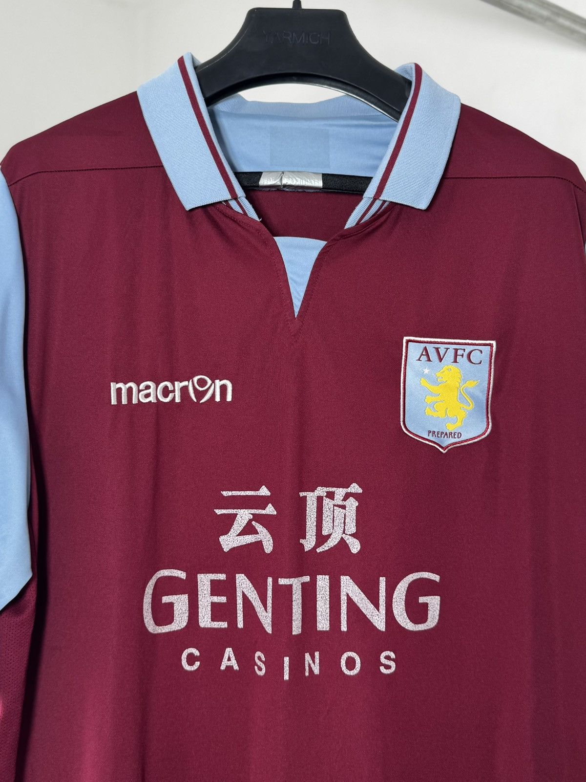 Macron Vintage 2012 Aston Villa Tynan #82 Macron Soccer Jersey L XL Size US XL / EU 56 / 4 - 3 Thumbnail