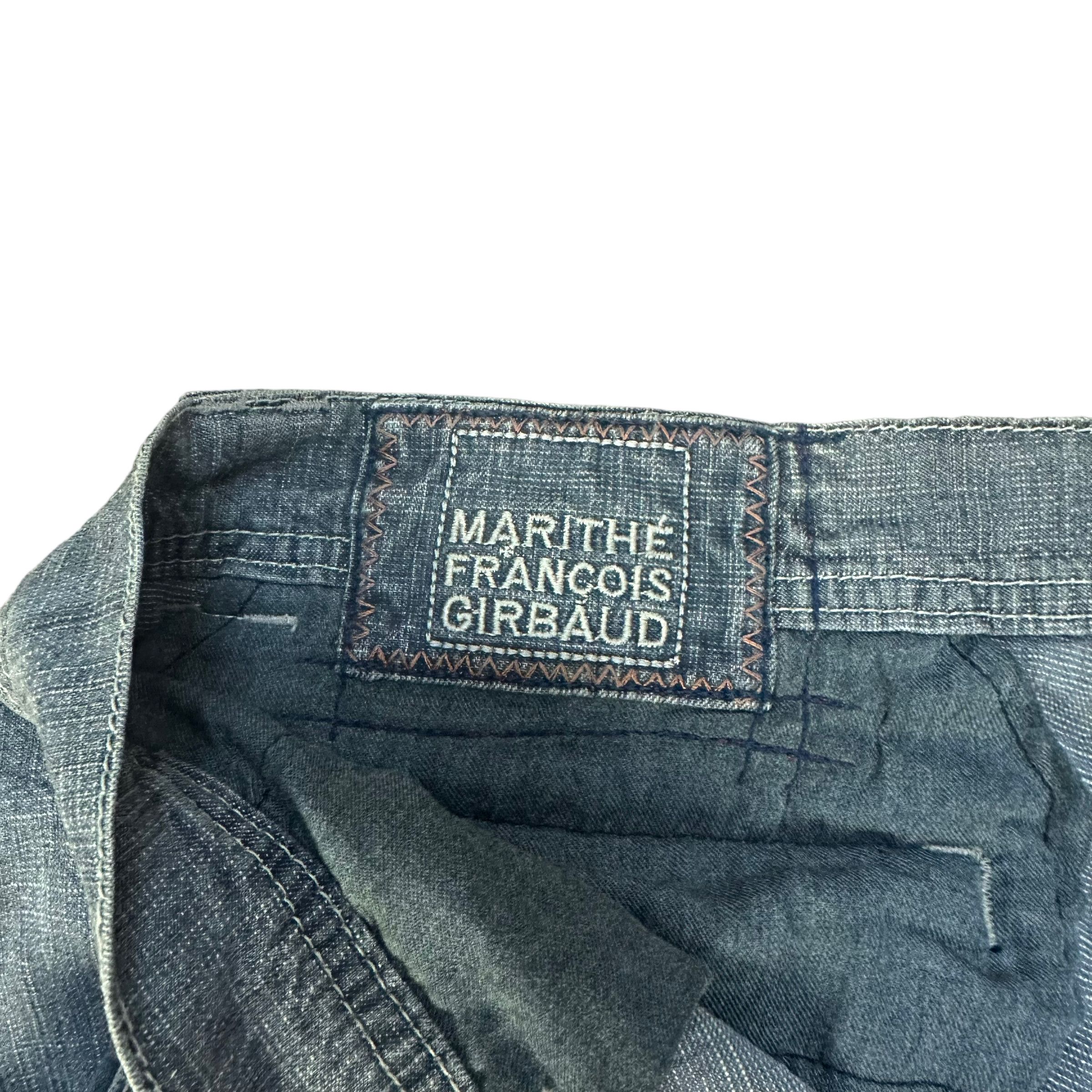 Marithe + Francois Girbaud Marithe Francois Girbaud 6 Pocket Denim Cargo Pant #8217-207 Size US 33 - 6 Thumbnail