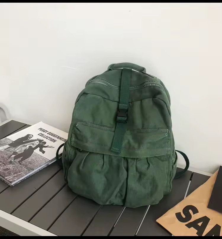 Other Canvas Capacity School Vintage Distressed Backpack Size ONE SIZE - 1 Thumbnail